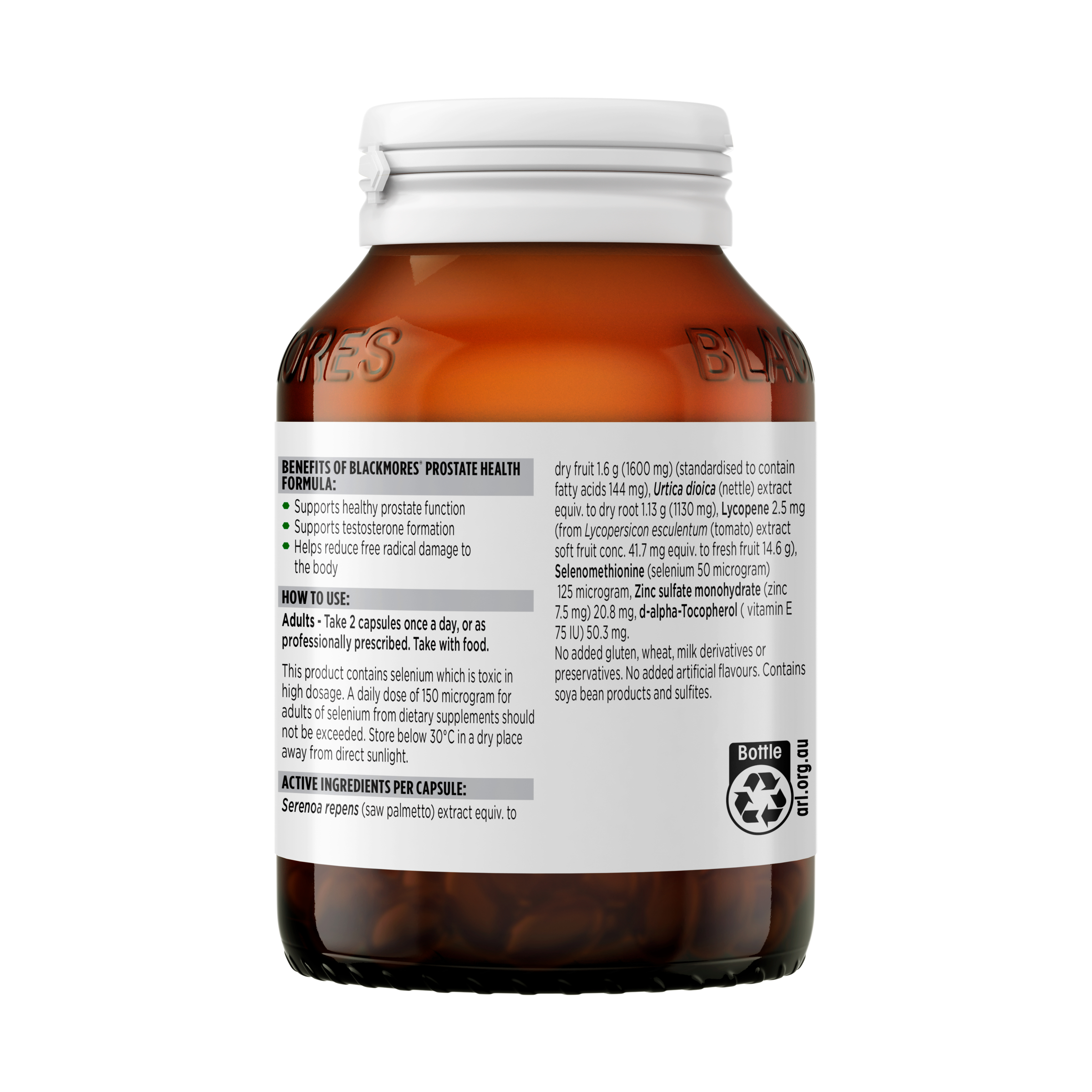 Blackmores Prostate Health Formula 60 capsules - Image 3