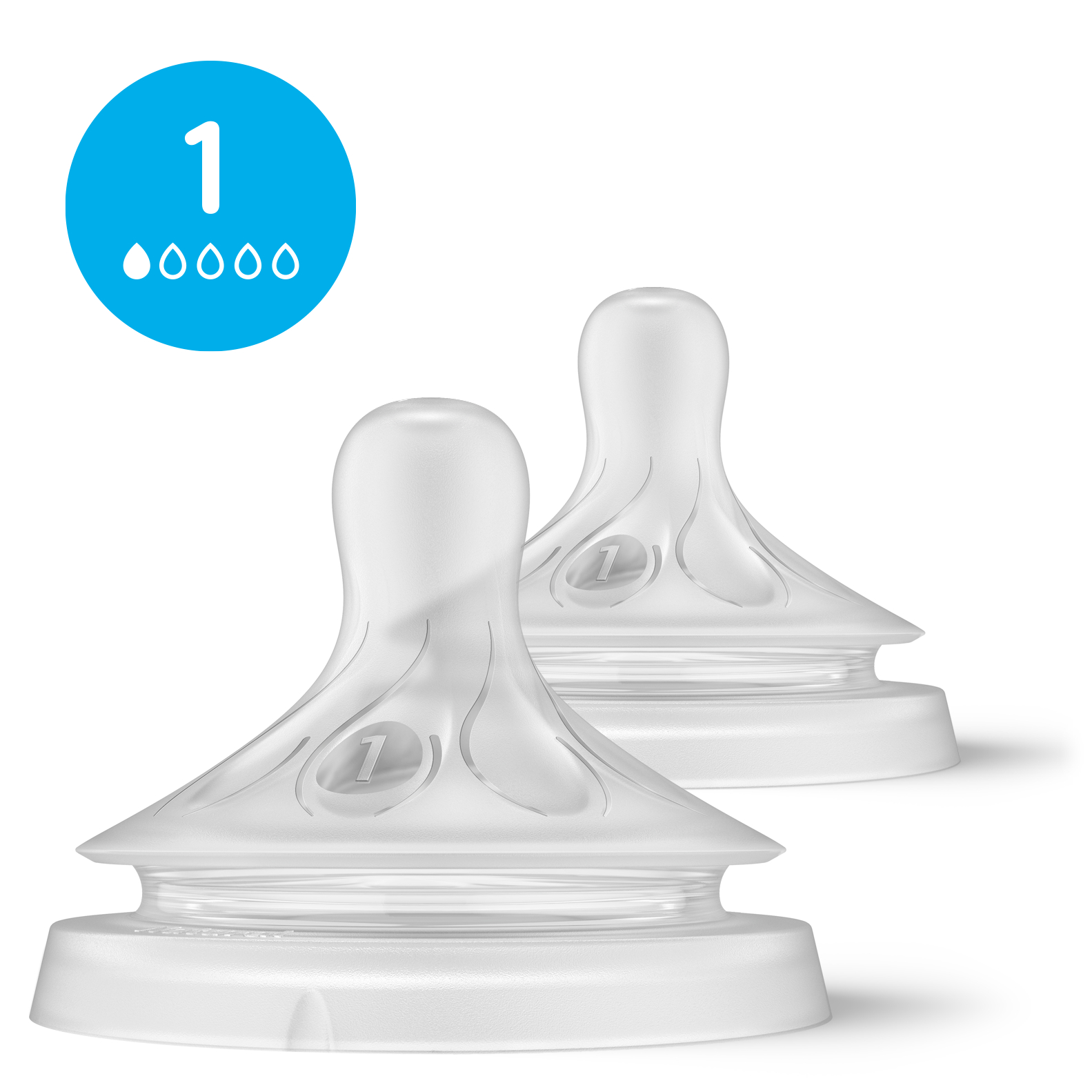 Avent Natural Response Teats 0 Month Flow 1 - 2 packs - Image 3