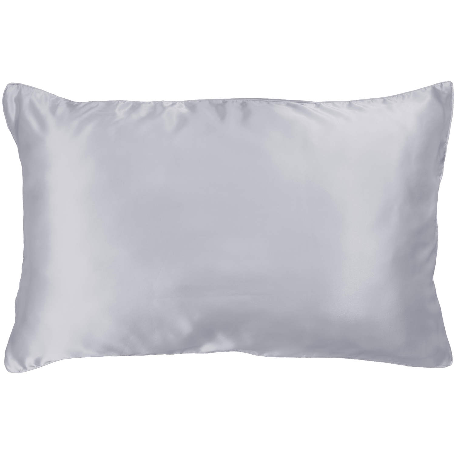 Wicked Sista Deluxe Satin Pillowcase Light Grey 2 piece - Image 2