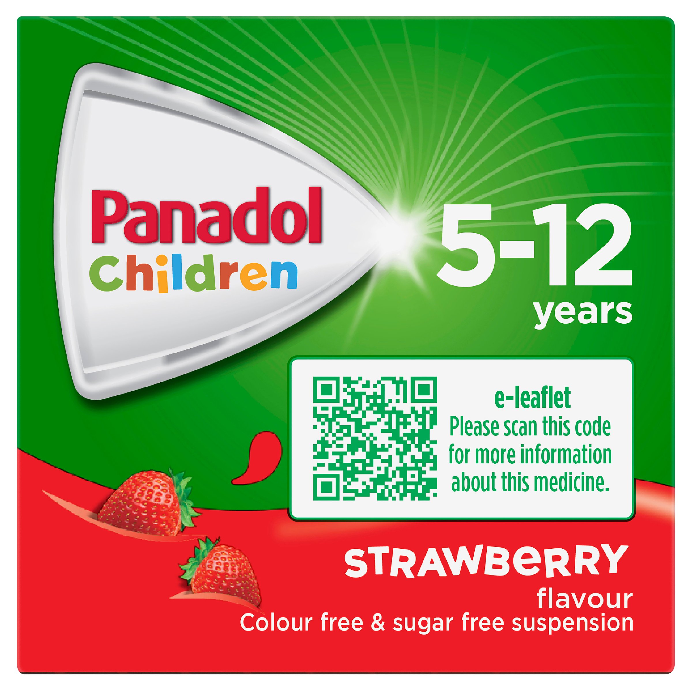 Panadol Children 5-12 Years Colourfree Suspension Strawberry Flavour 200ml - Image 5