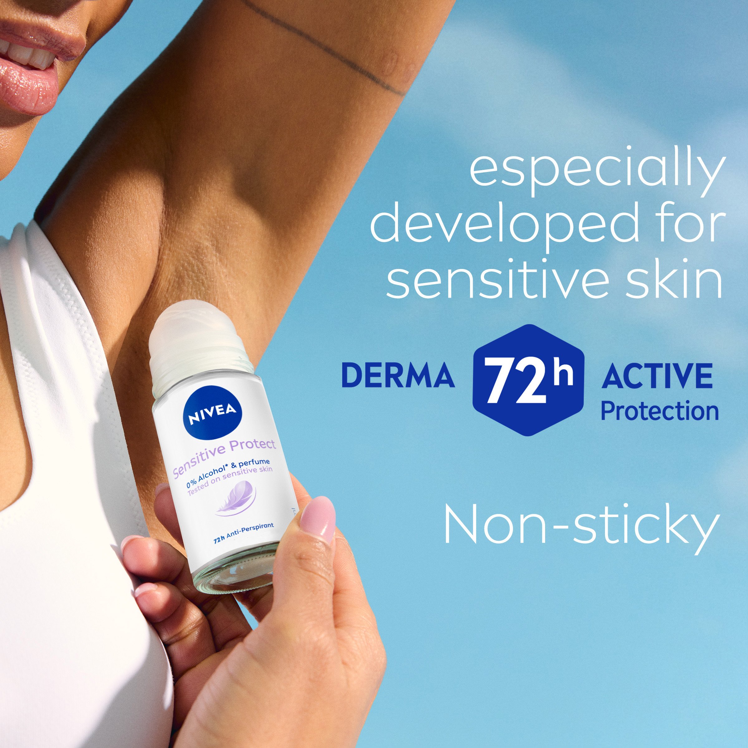 Nivea Anti-Perspirant Deodorant Sensitive Protect Roll On 50ml - Image 6