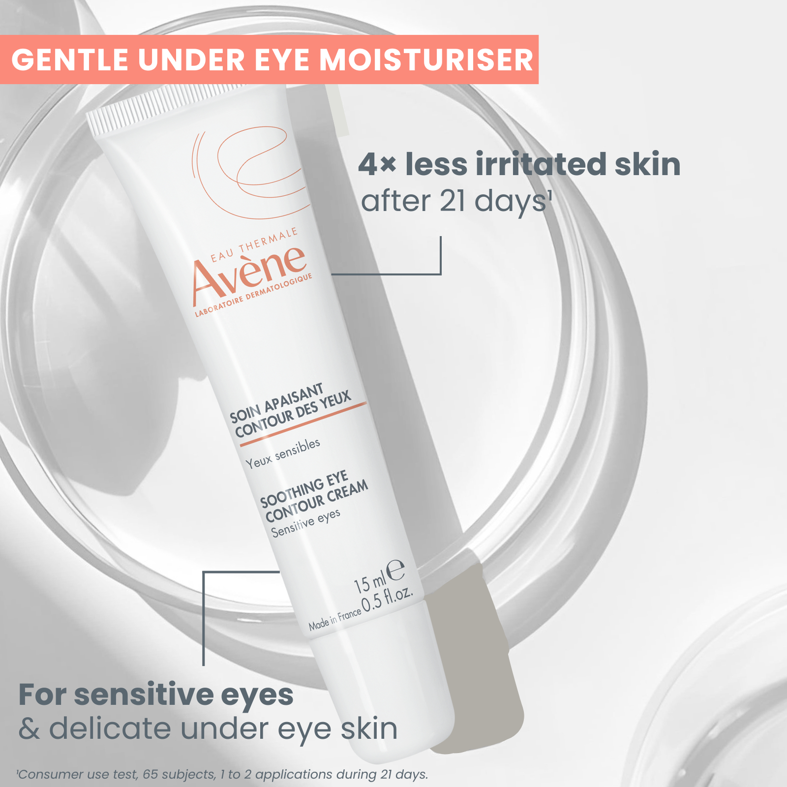 Avene Essential Care Soothing Eye Contour Cream 15ml - Image 5