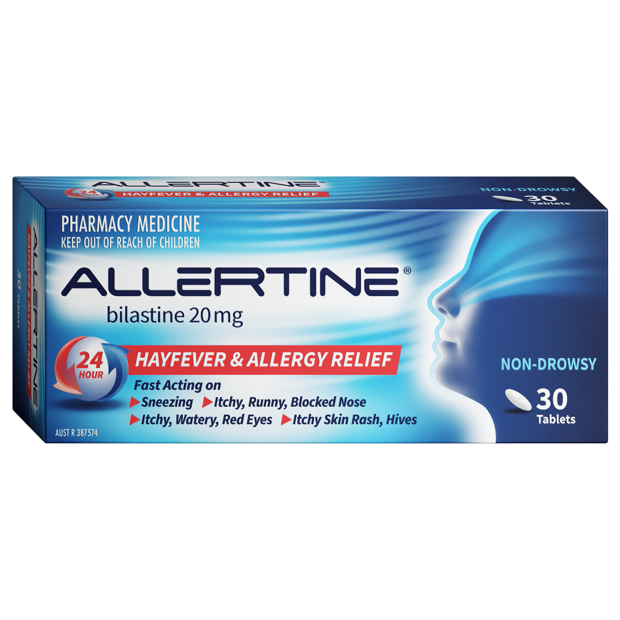Allertine Bilastine 20mg - 30 tablets - Image 3
