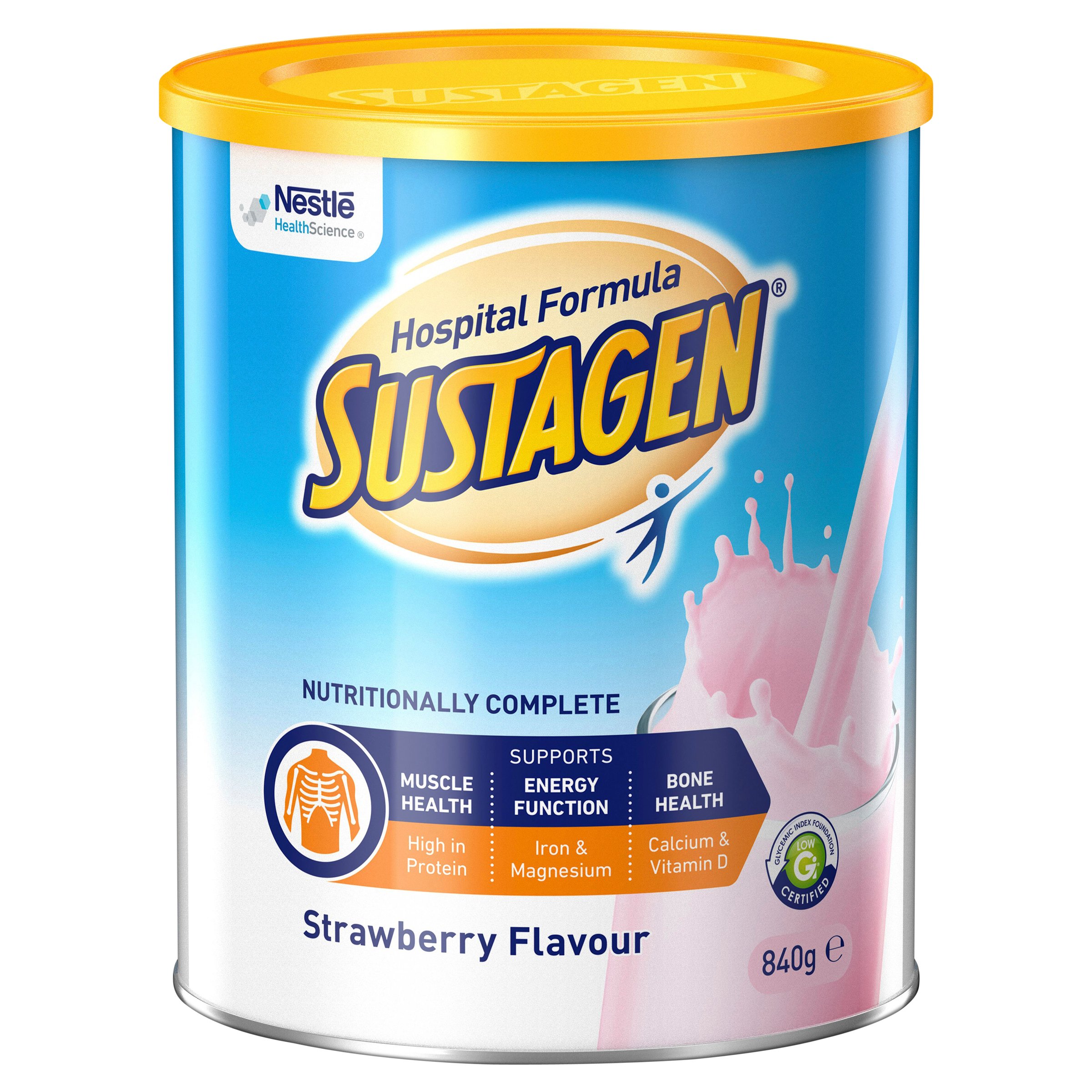 Sustagen Hopsital Formula Strawberry 840g - Image 1