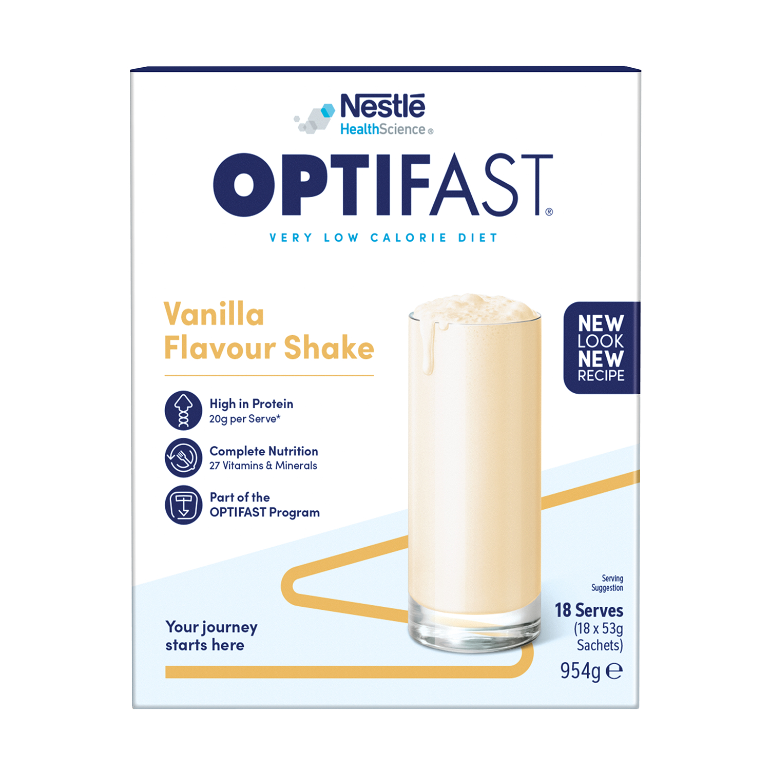 Optifast VLCD Shake Vanilla 18 pack - Image 3