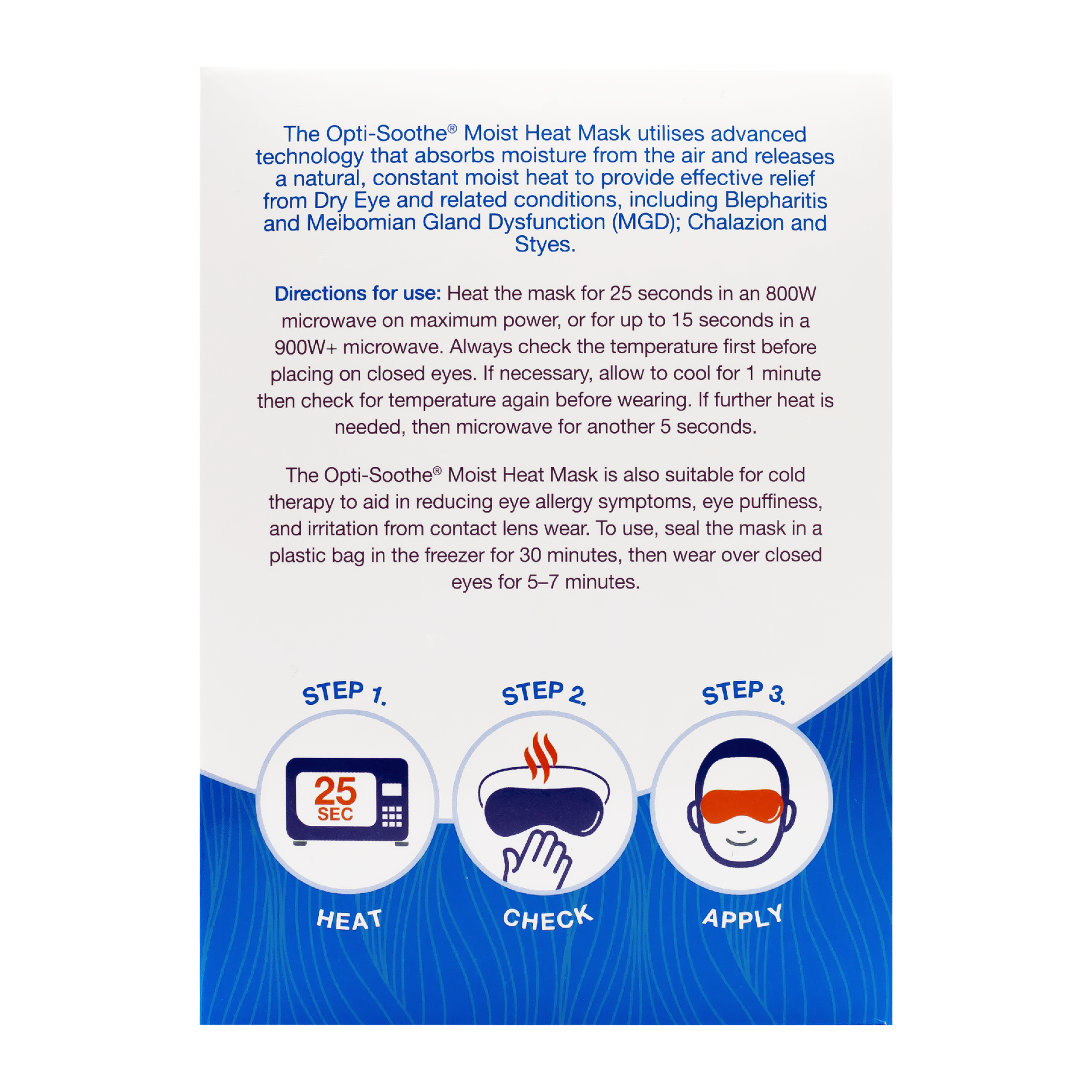 Opti-Soothe Eye Heat Therapy Mask - Image 2