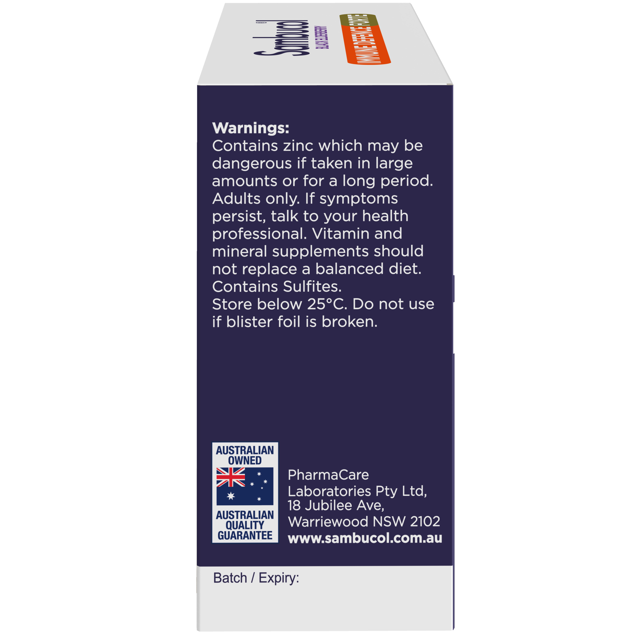 Sambucol Immune Defence Forte 30 capsules - Image 3