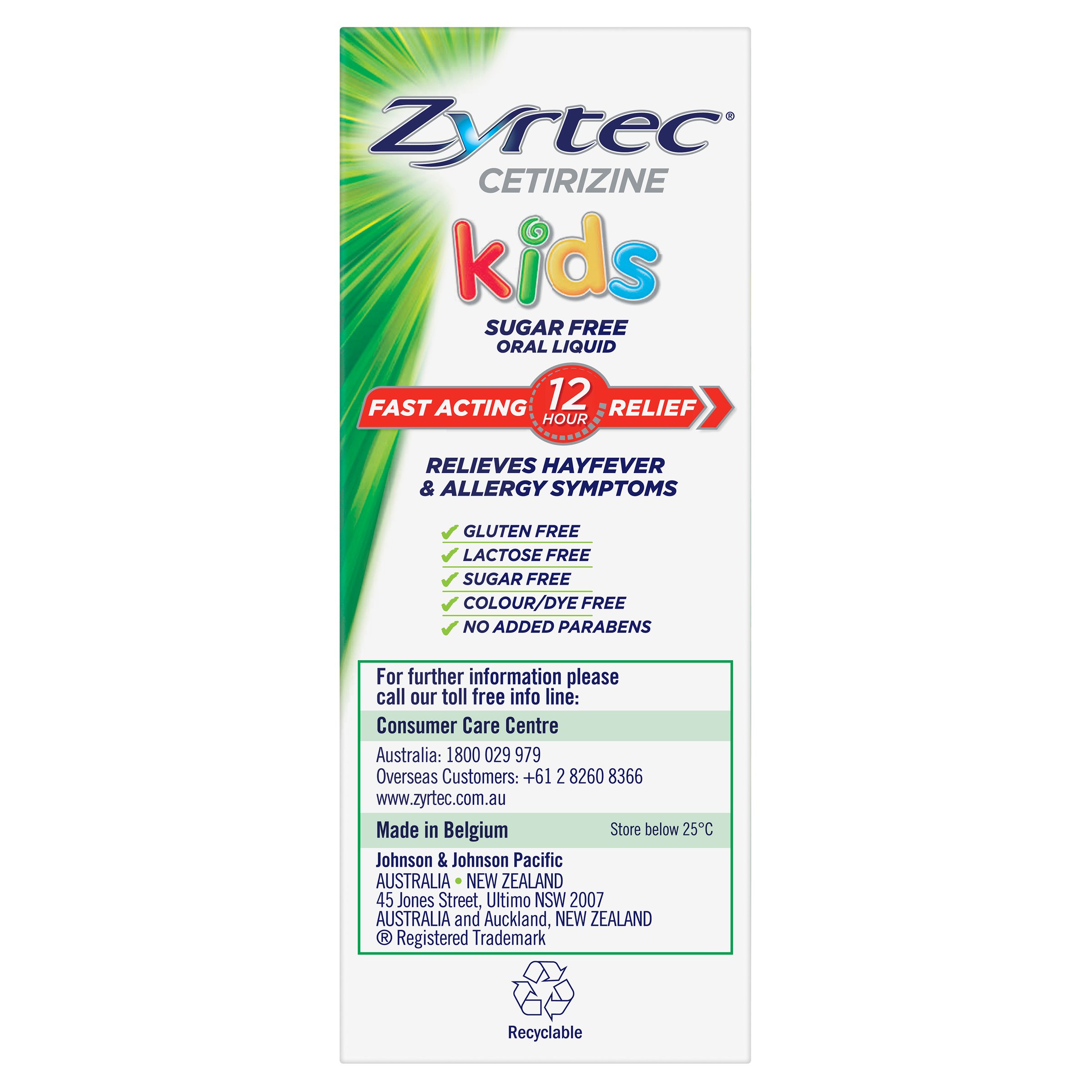 Zyrtec Kids Liquid Bubble Gum 120ml - Image 3