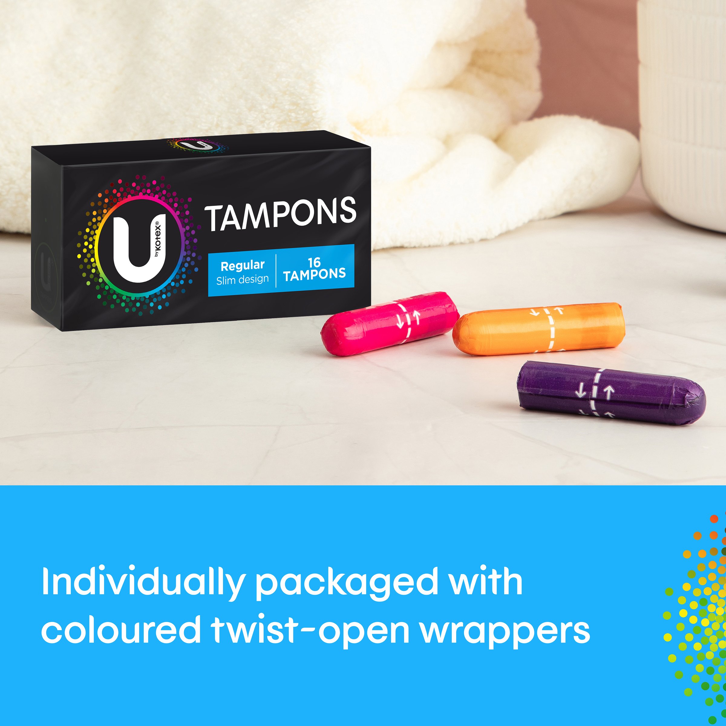 U by Kotex Tampons Regular 16 pack - Image 7