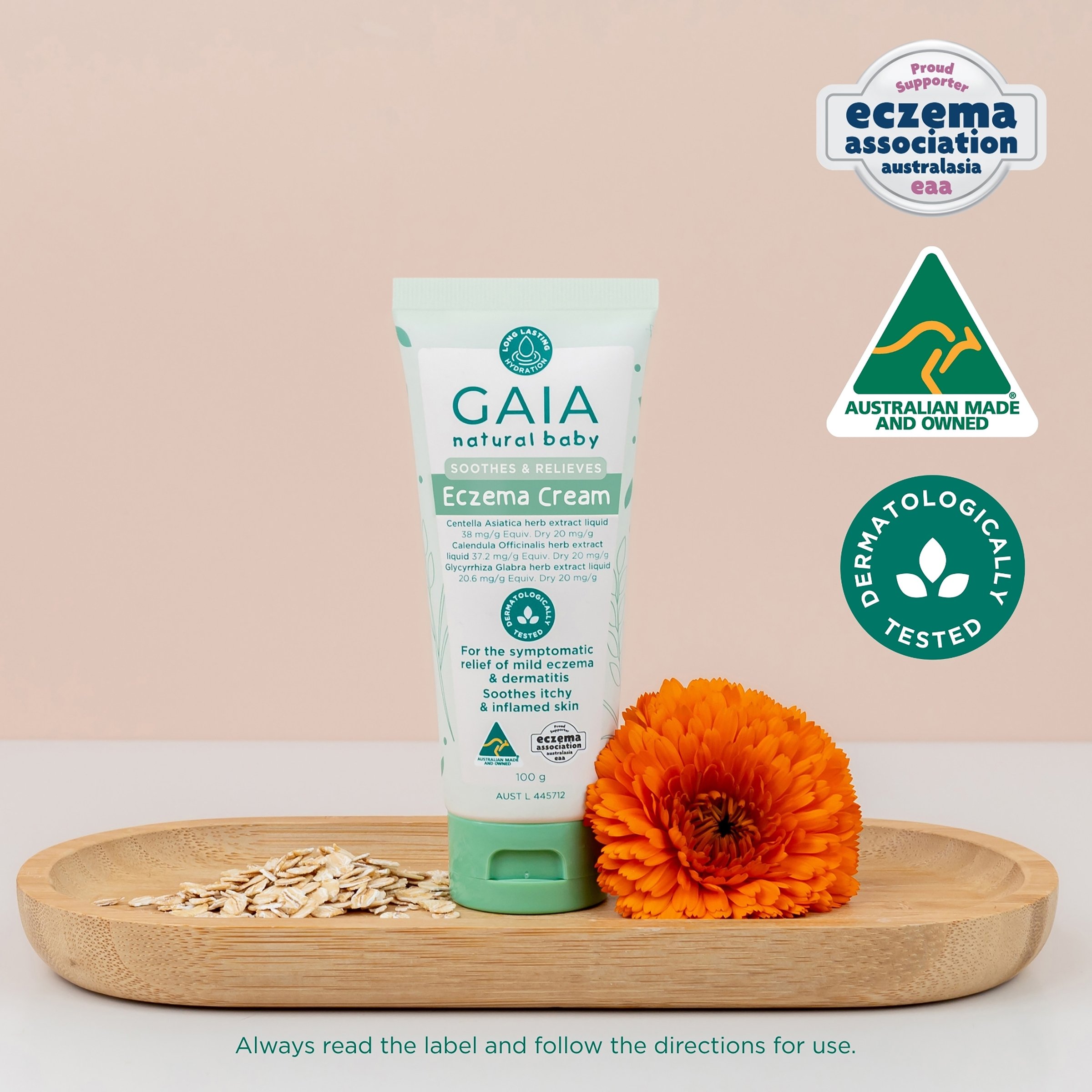 Gaia Natural Baby Eczema Cream 100g - Image 7