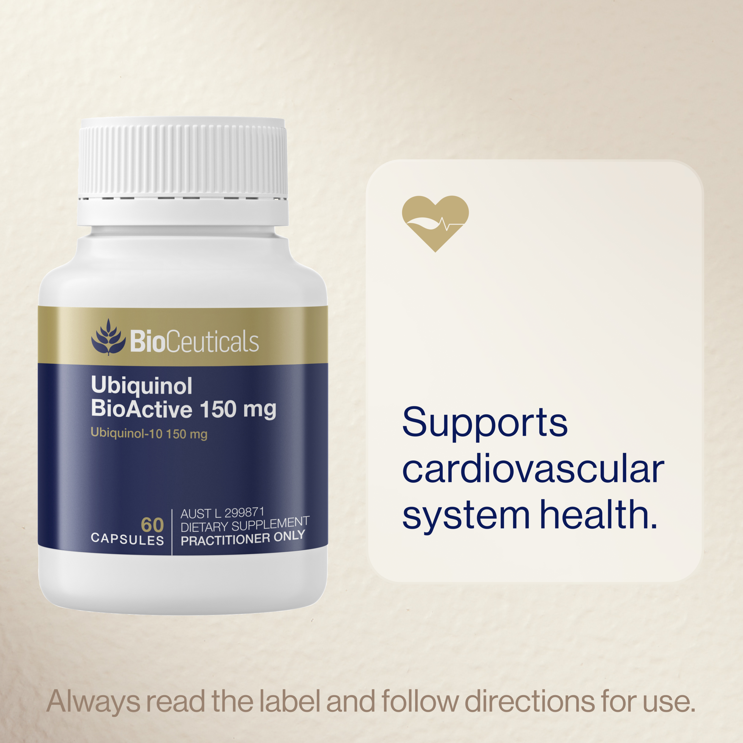 BioCeuticals Ubiquinol BioActive 150mg - 60 capsules - Image 6