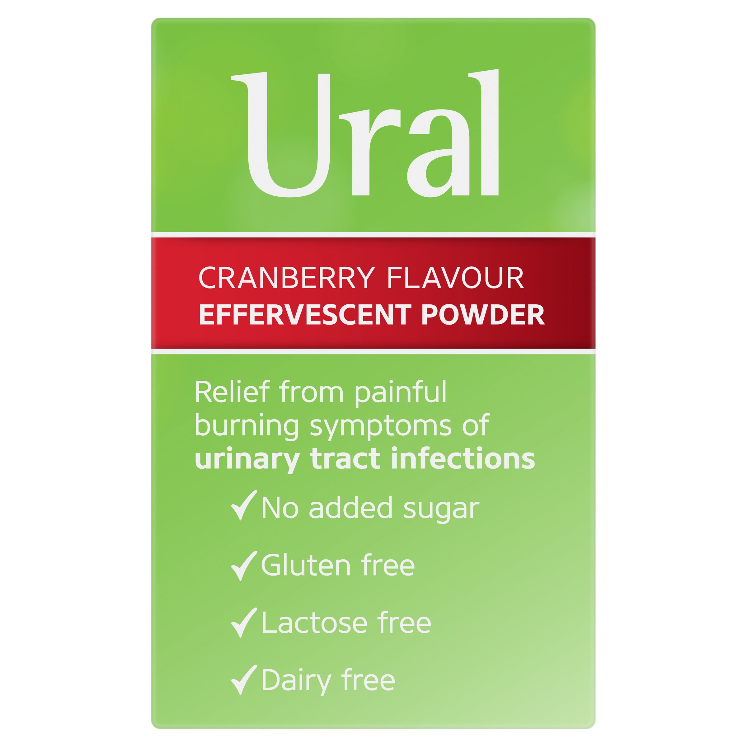 Ural Cranberry Effervescent Powder Sugar Free 28 sachets - Image 3