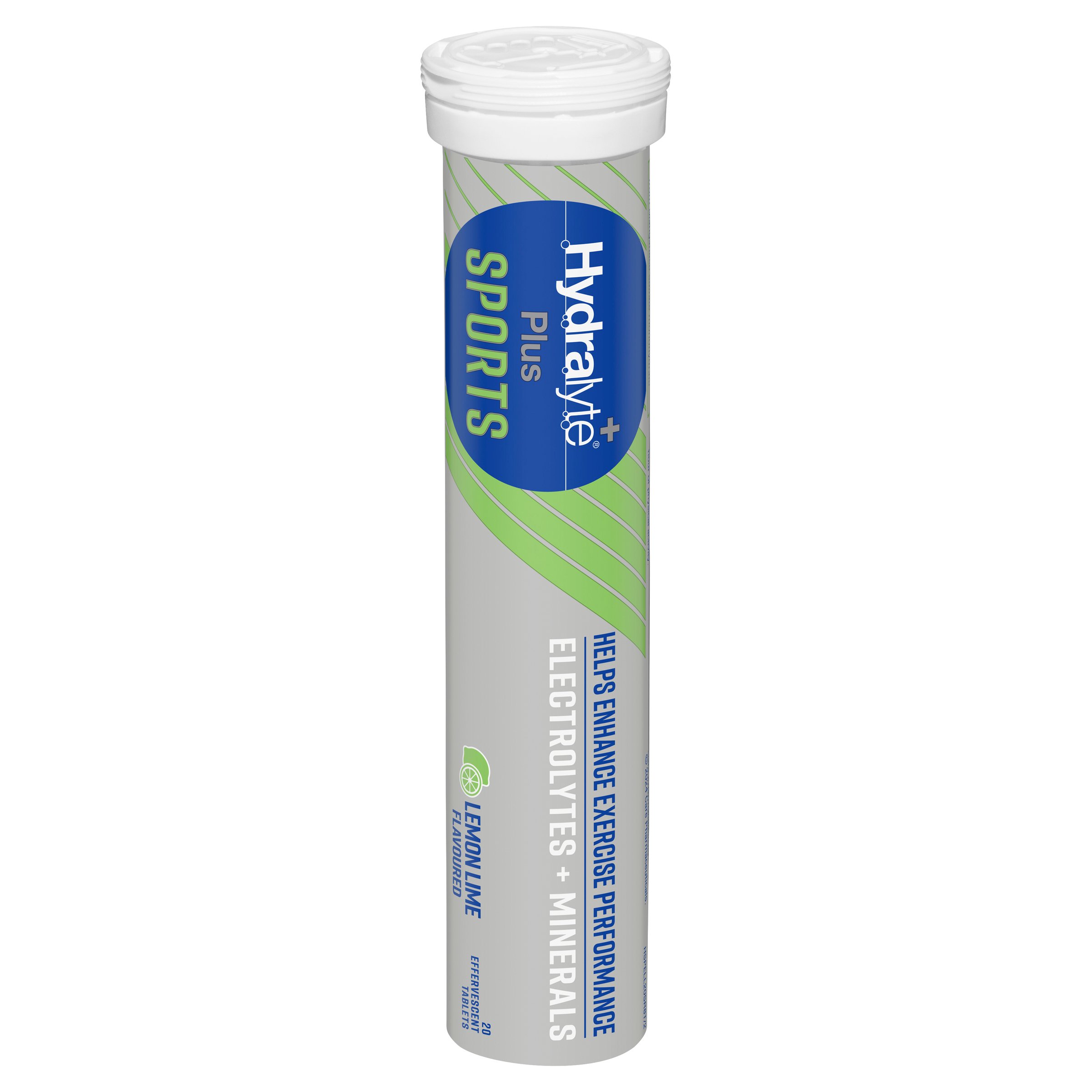 Hydralyte Plus Sports Effervescent Lemon Lime 20 tablets - Image 9