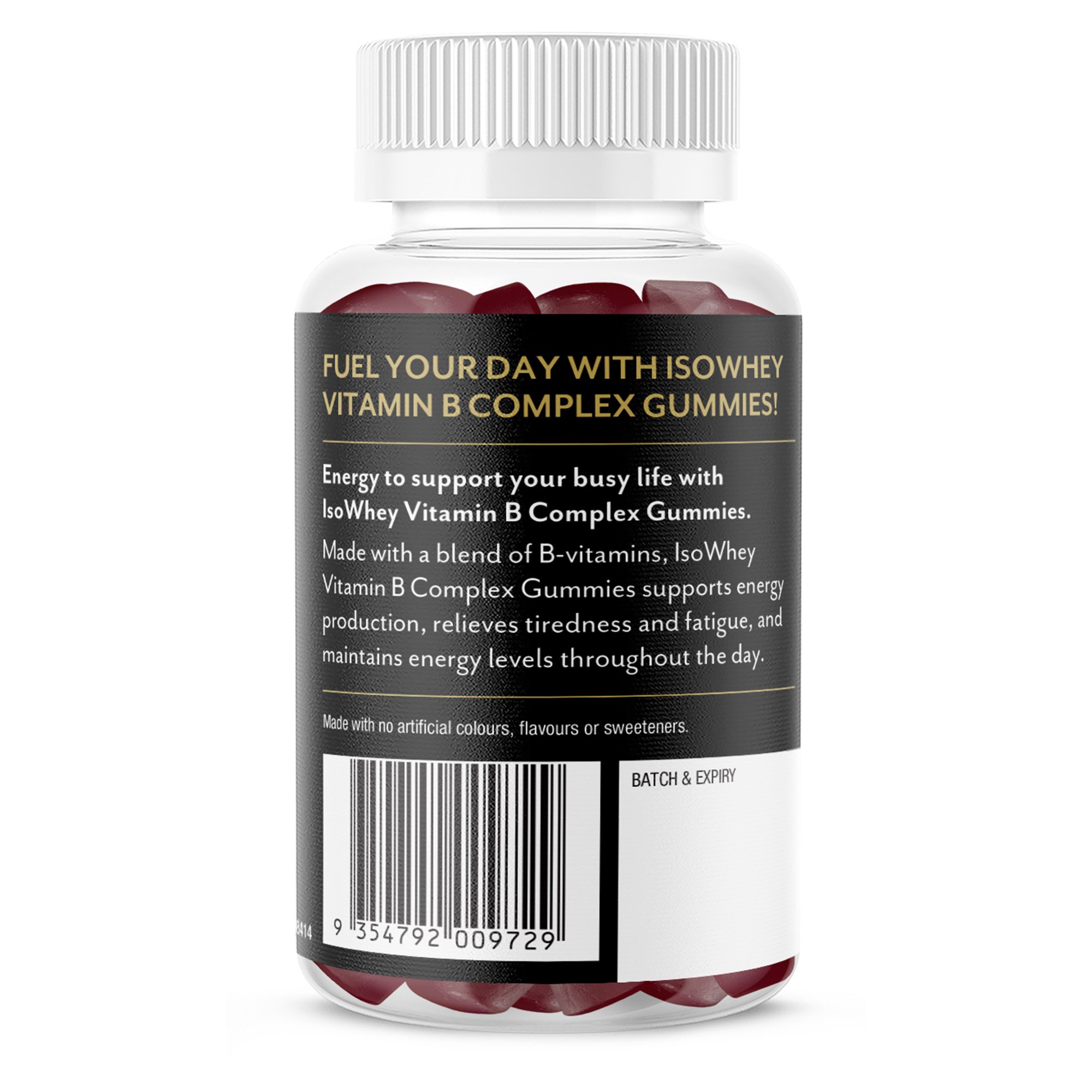 Isowhey Vitamin B Complex Gummies 60 Pastilles - Image 3