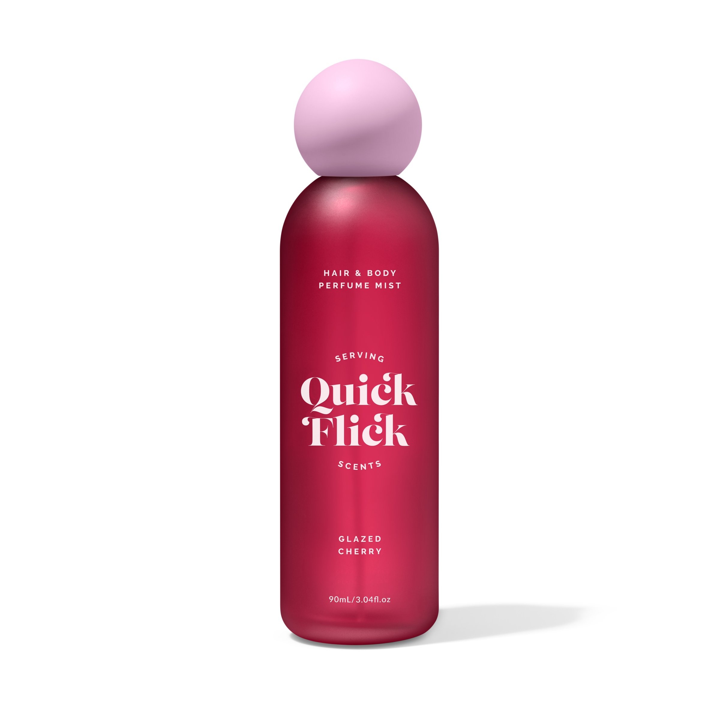 The Quick Flick Serving Scents Hair And Body Mist Glazed Cherry 90ml - Image 1