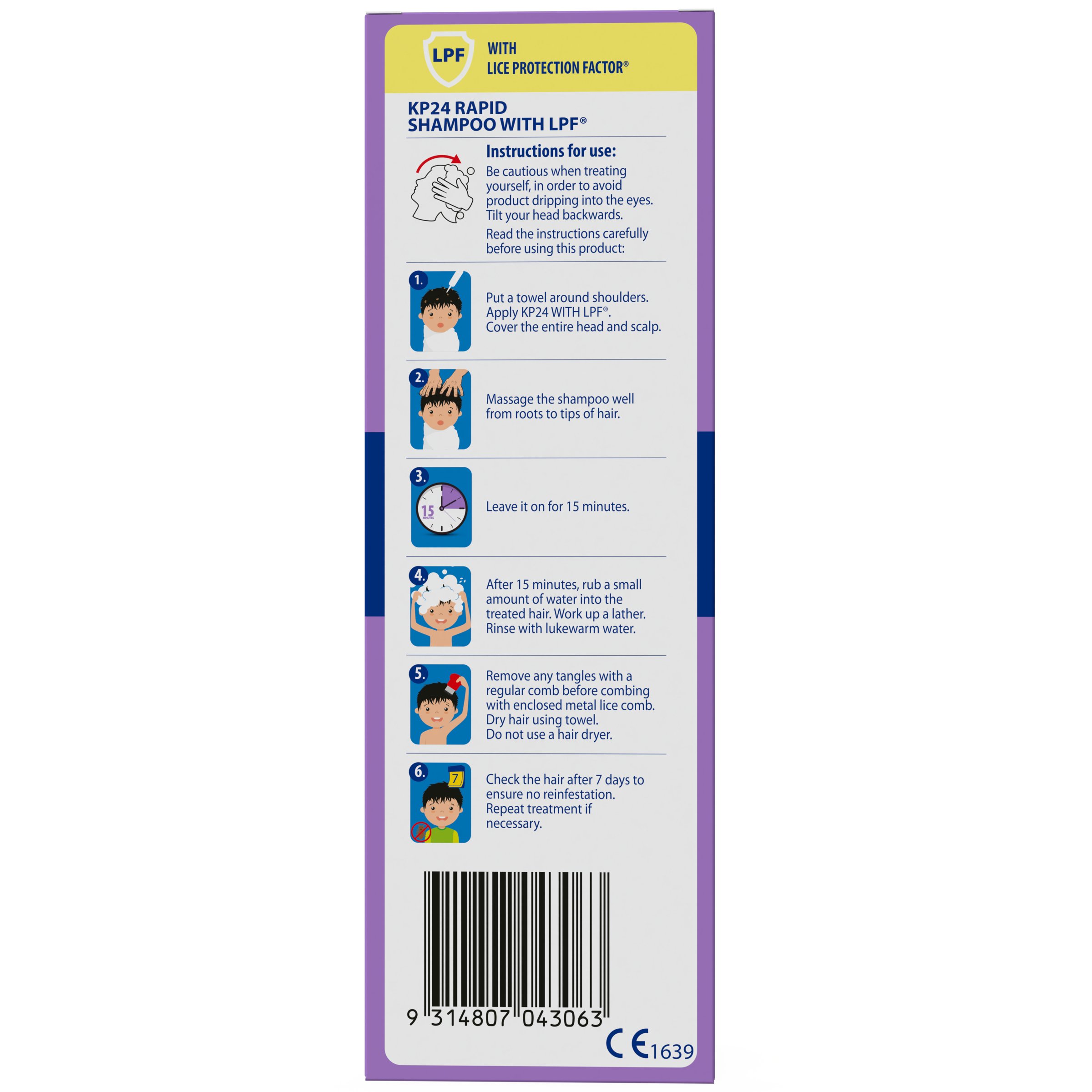 KP24 Rapid Shampoo With LPF 100ml - Image 2