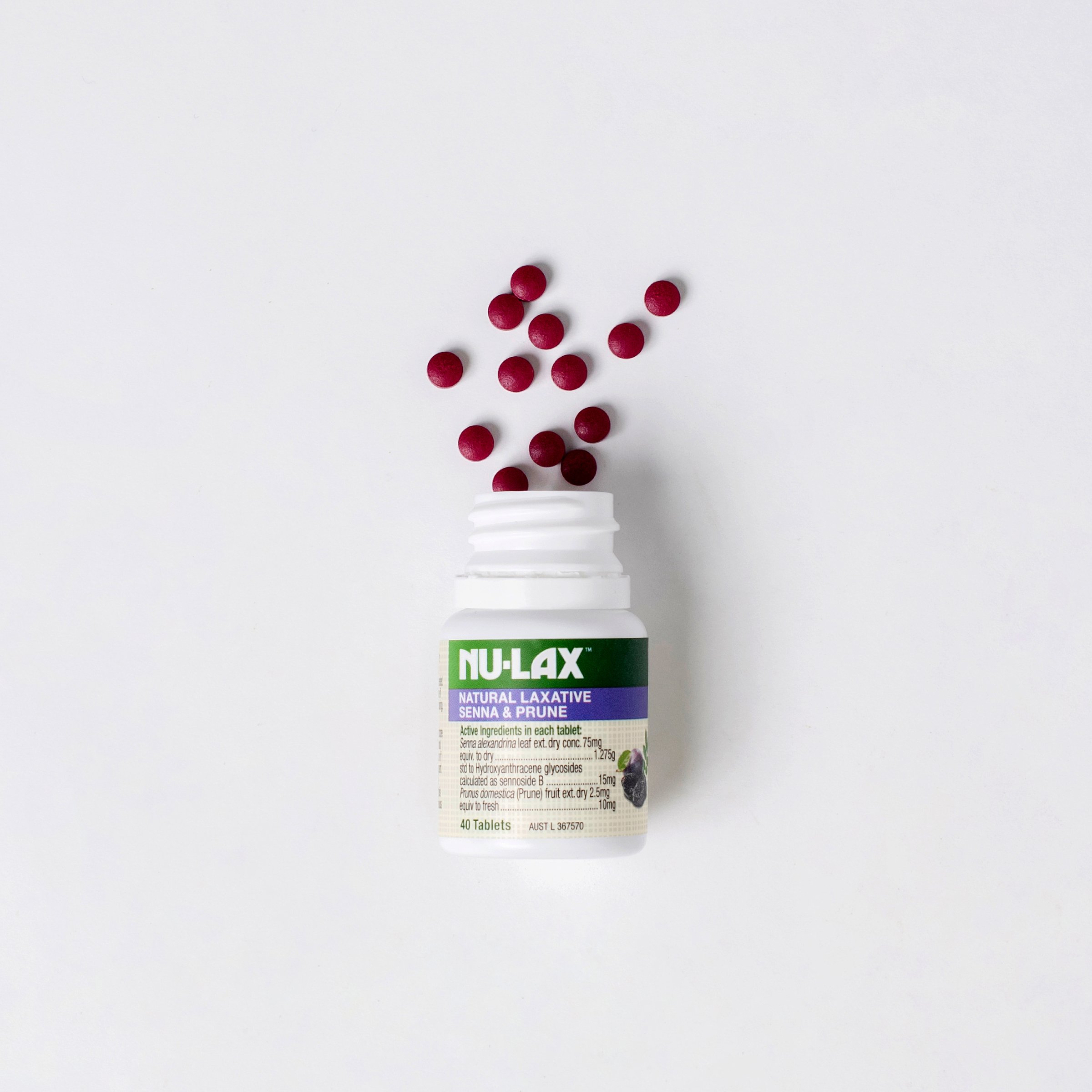 Nu-Lax Natural Laxative Senna & Prunes 40 tablets - Image 6