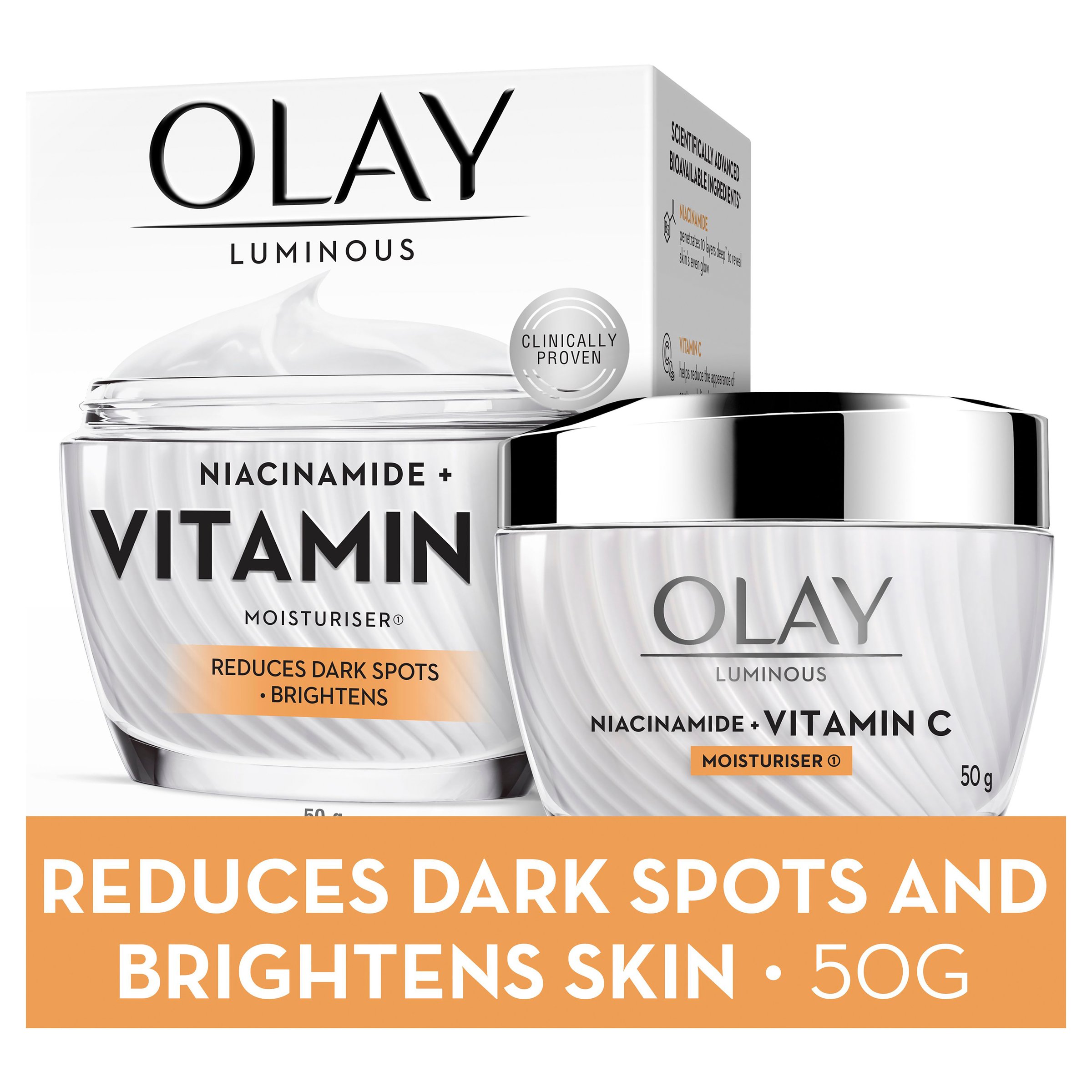 Olay Luminous Niacinamide + Vitamin C Face Cream Moisturiser 50g - Image 11