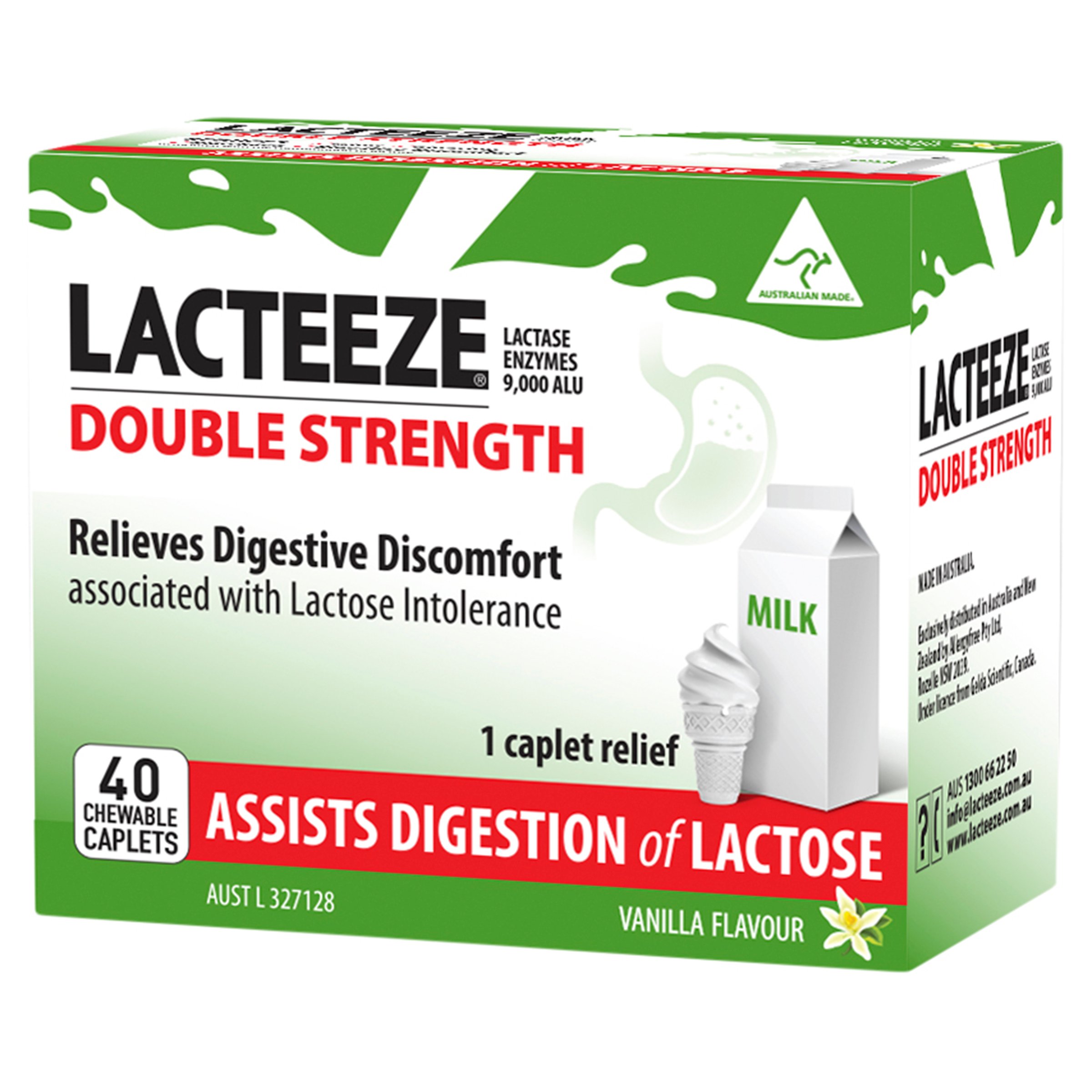 Lacteeze Double Strength 40 chewable caplets - Image 2