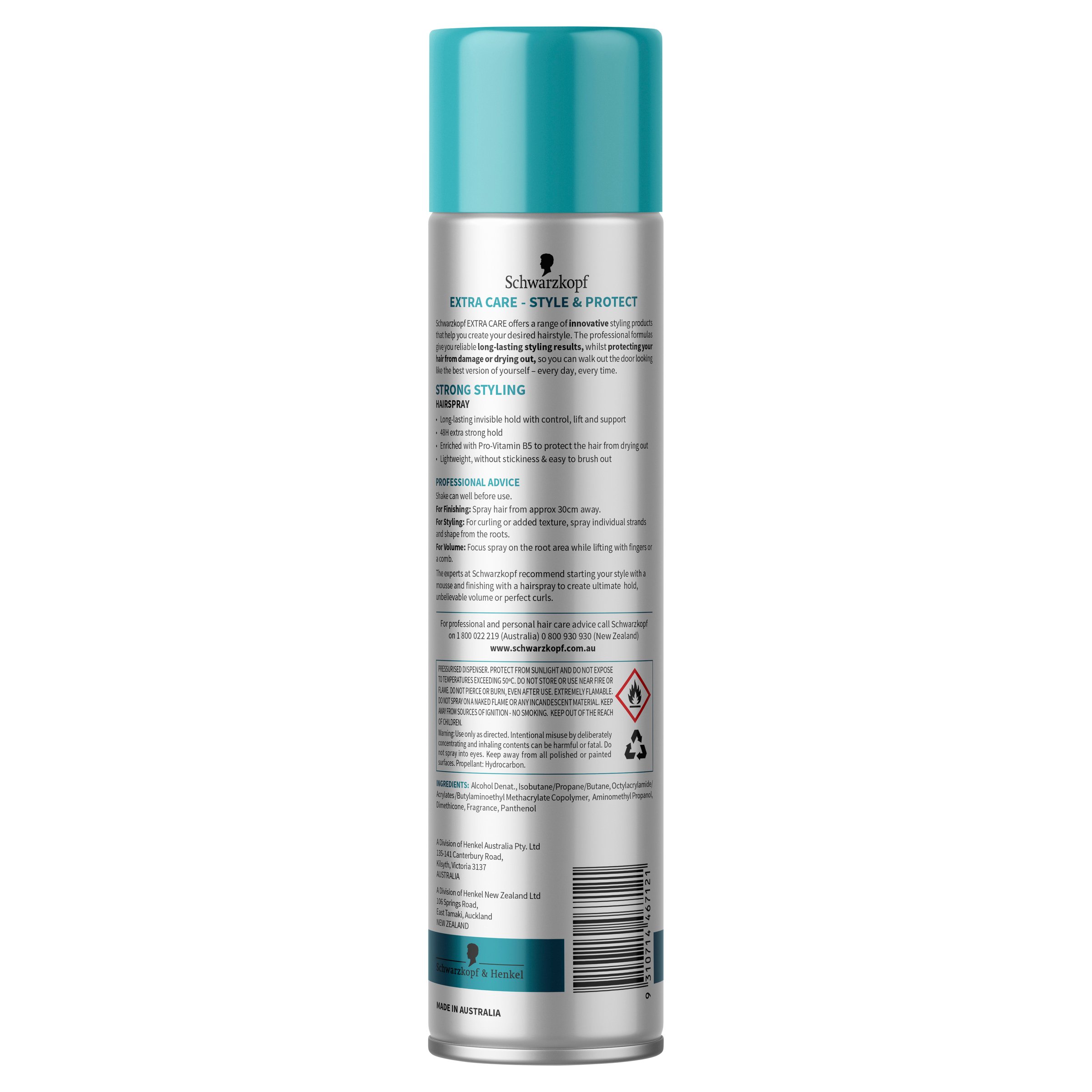 Schwarzkopf EC Hair Spray Strong Hold 250g - Image 2