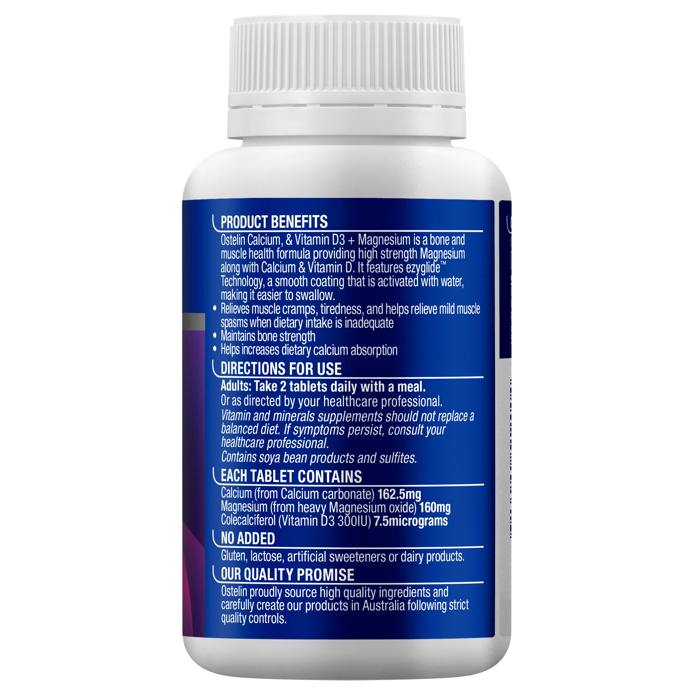 Ostelin Calcium & Vitamin D3 + Magnesium 100 tablets - Image 2