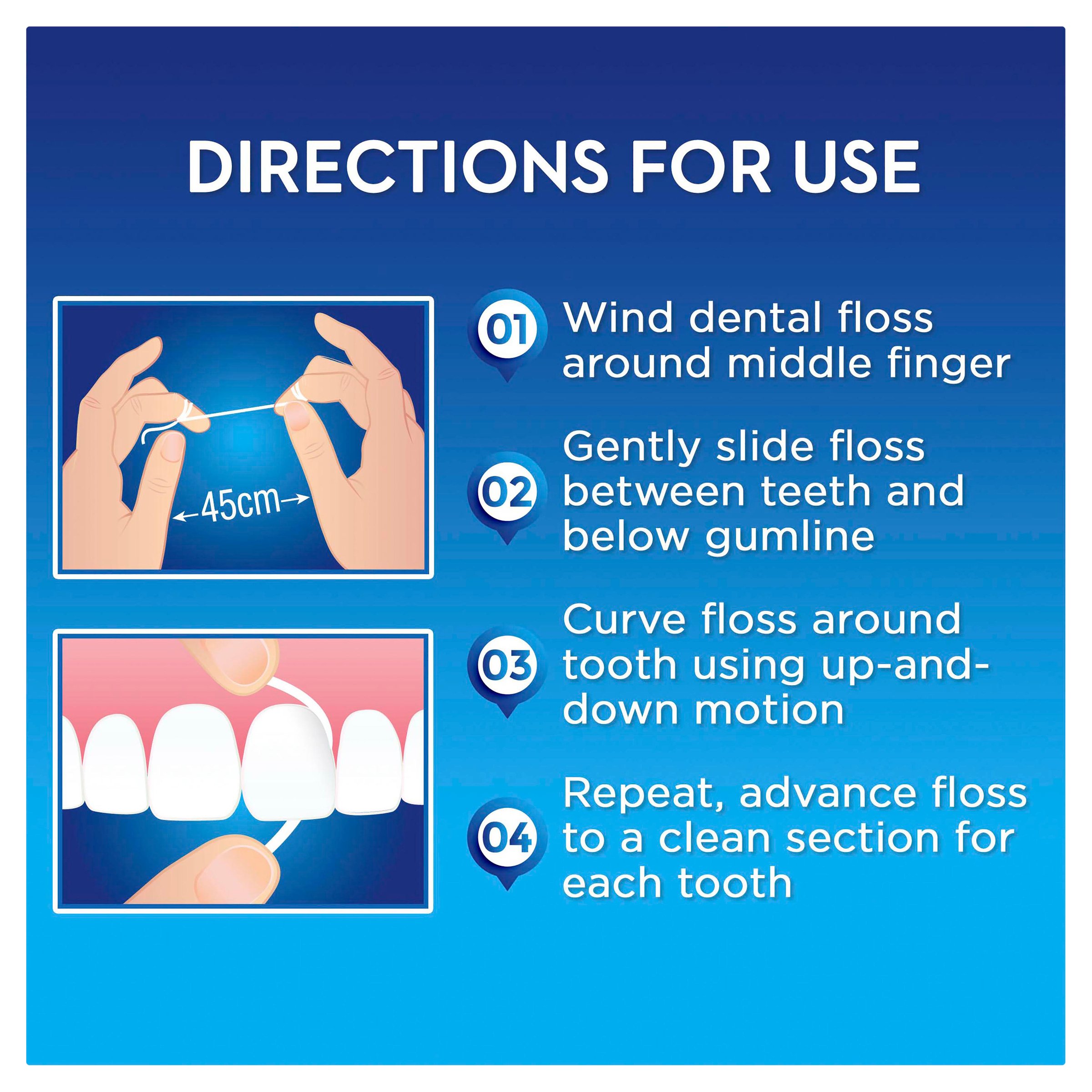 Oral-B Essential Floss Waxed 50m - 2 pack - Image 8
