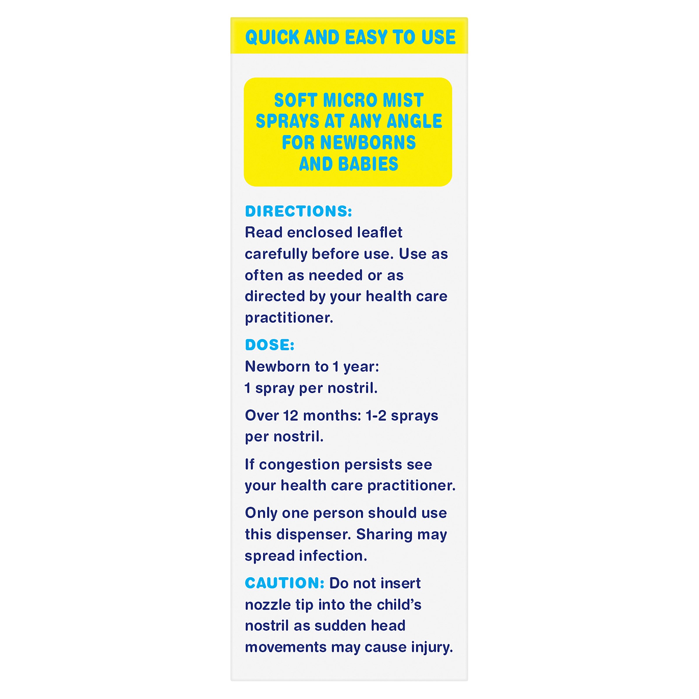 FLO Baby Saline Nasal Spray 15ml - Image 3