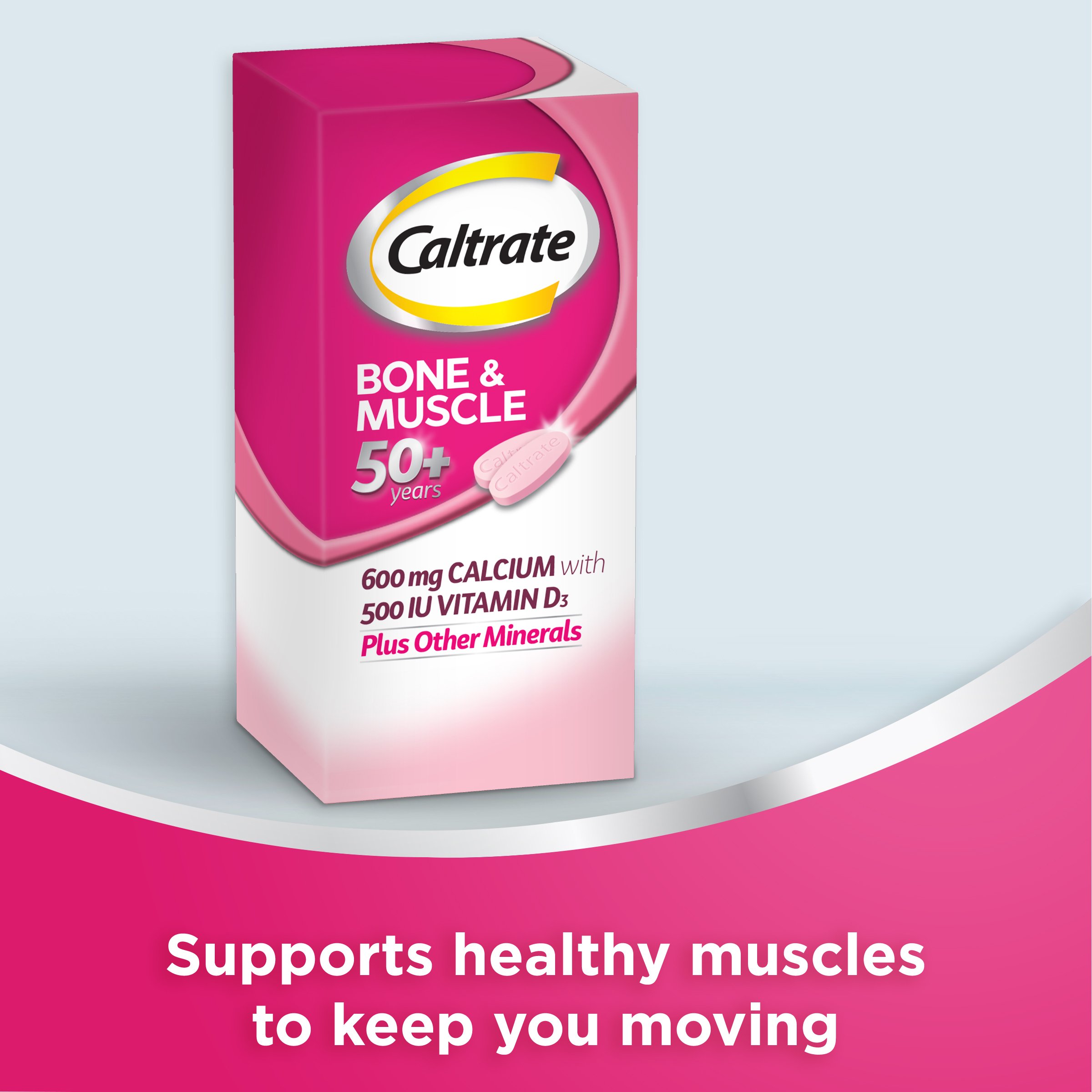 Caltrate Bone & Muscle 50+ Years 100 tablets - Image 7