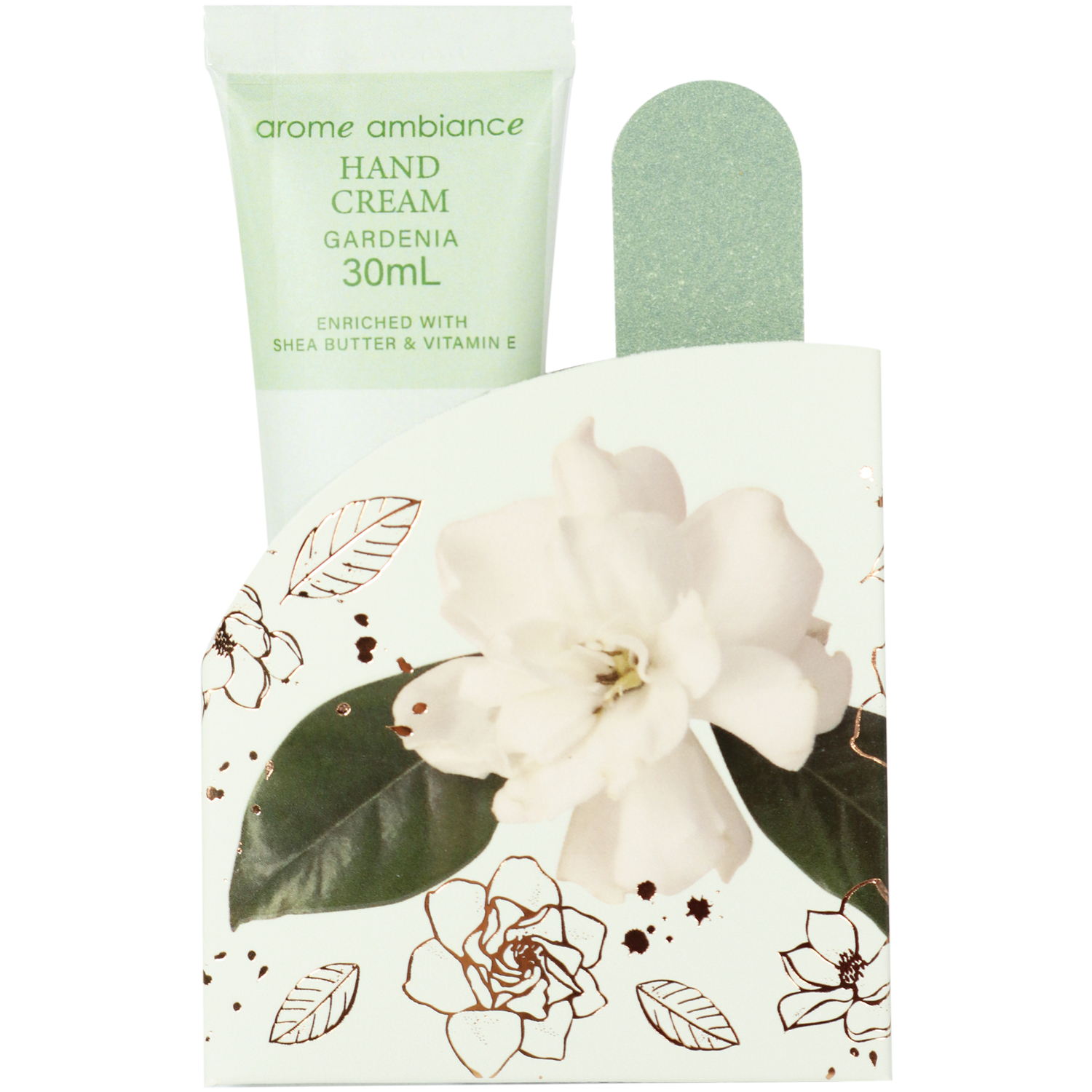Arome Ambiance Floral Glimmer Hands On The Go Gardenia 2 piece