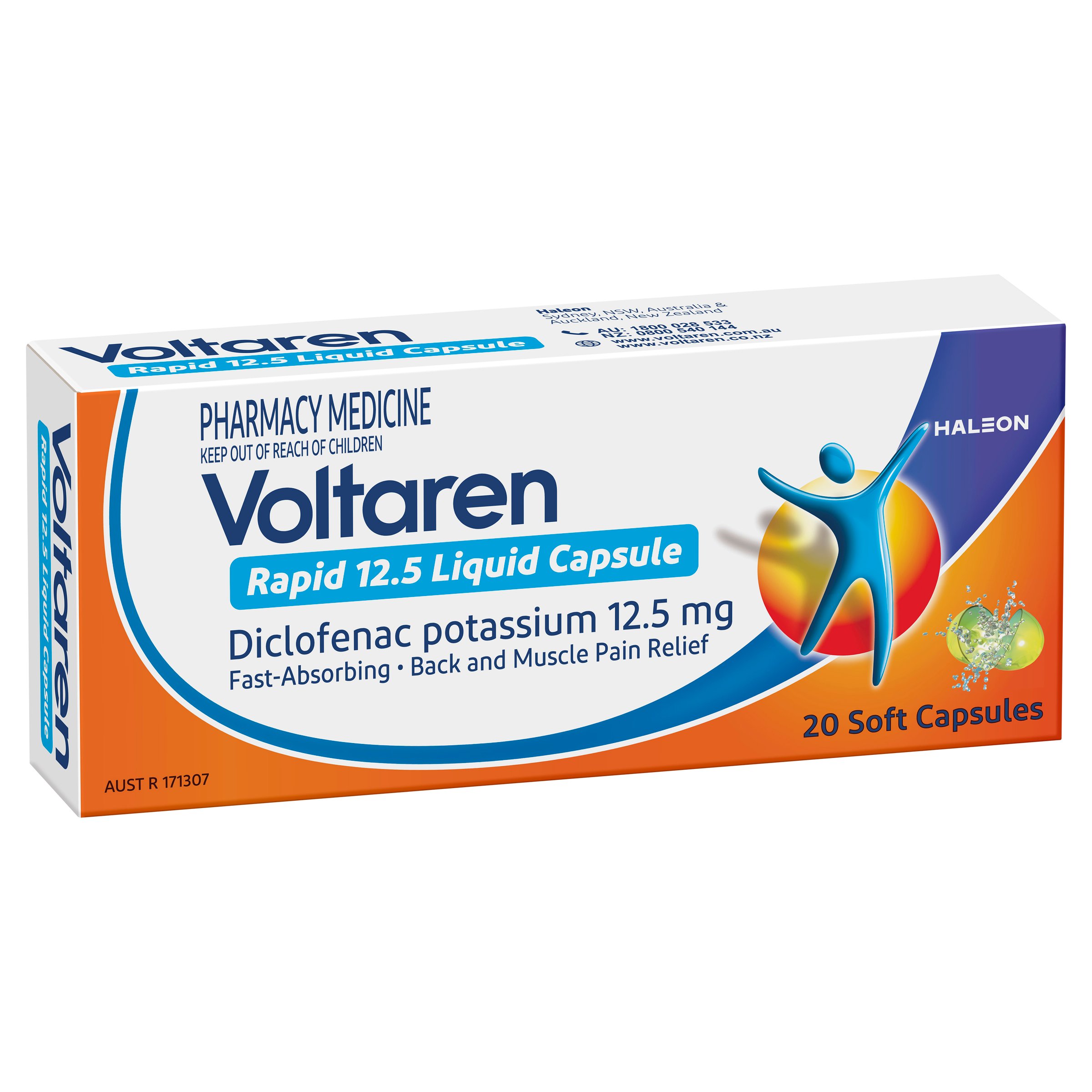 Voltaren Rapid 12.5mg - 20 liquid capsules - Image 10