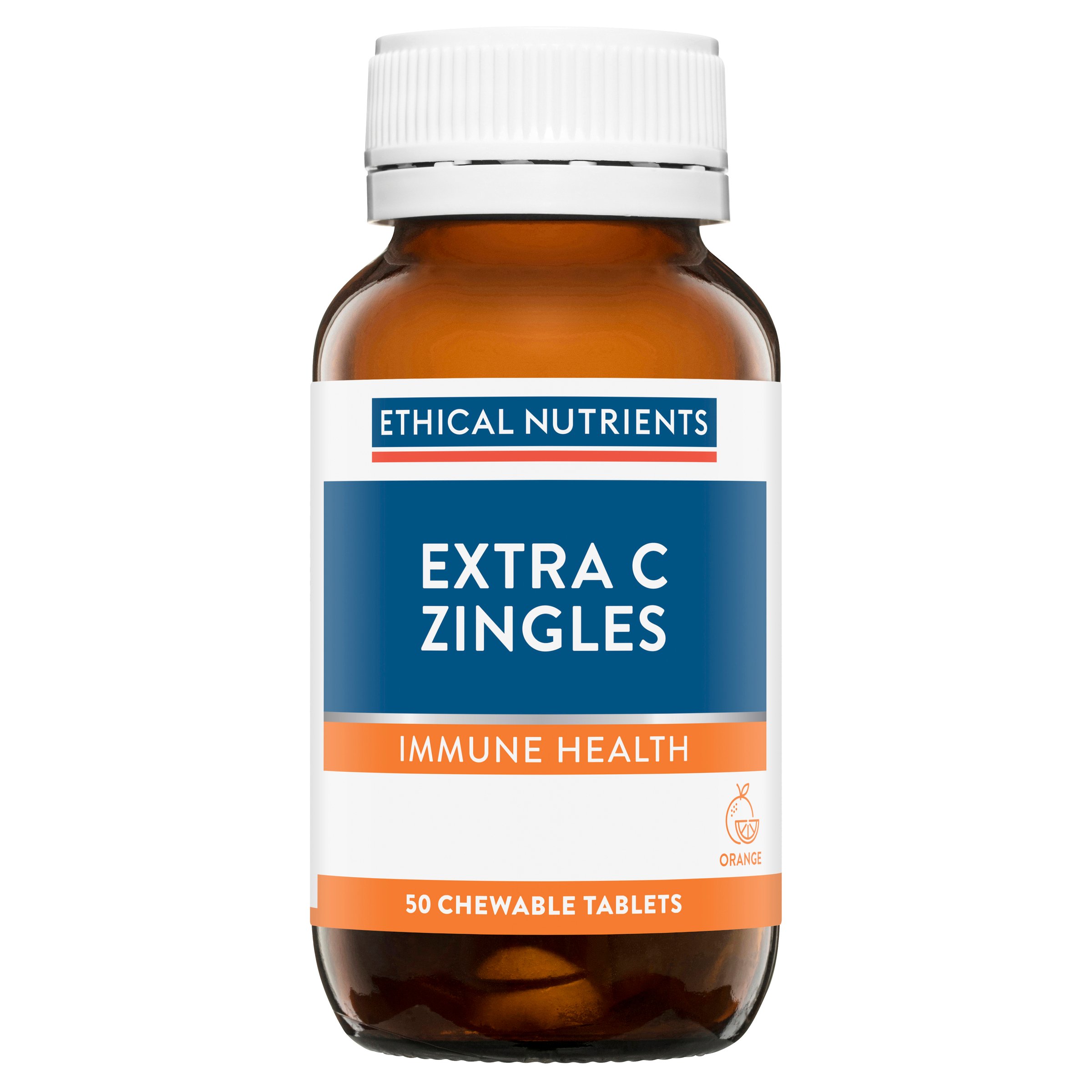 Ethical Nutrients Extra C Zingles Orange 50 chewable tablets - Image 5