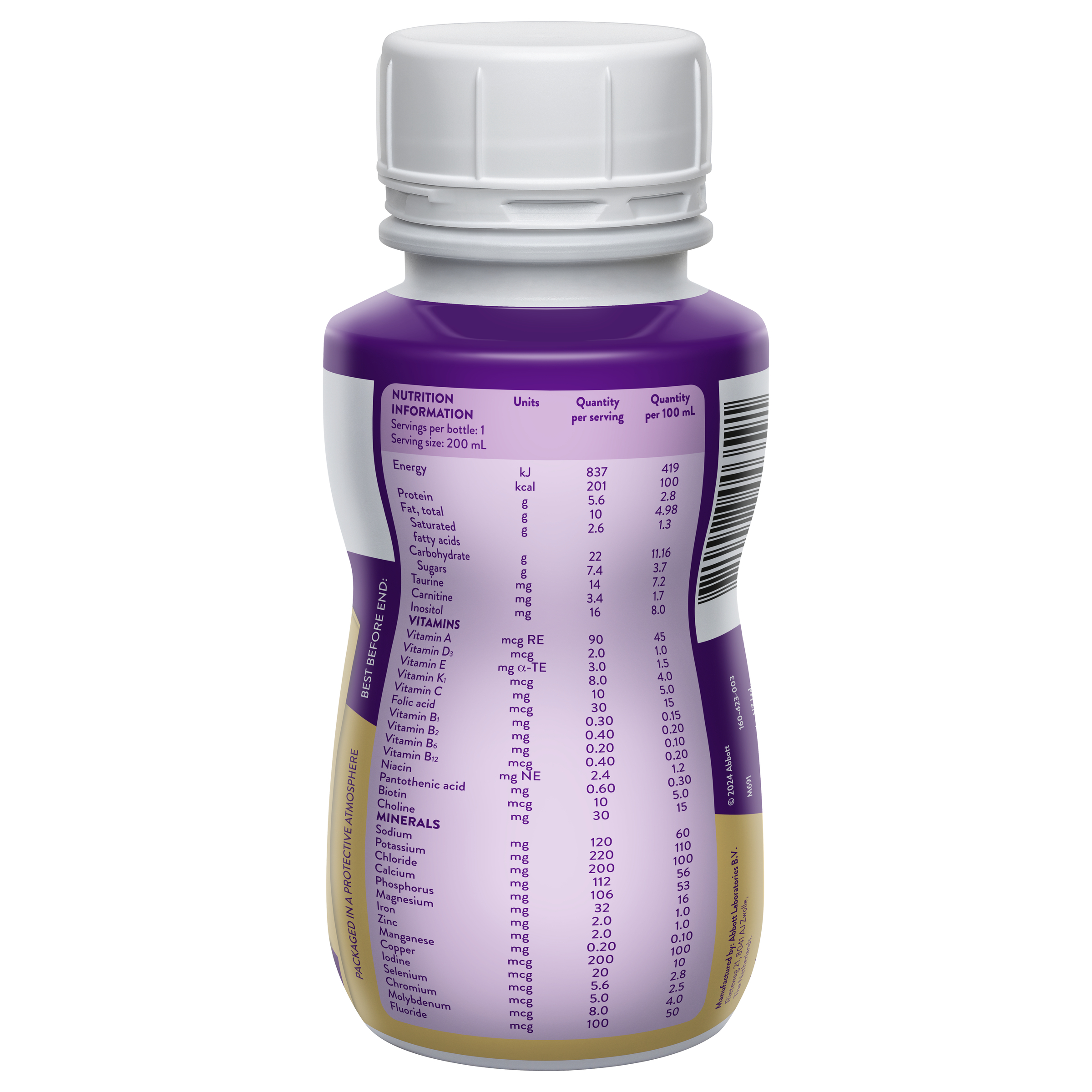 PediaSure Ready To Drink Bottle Strawberry 200ml - Image 3