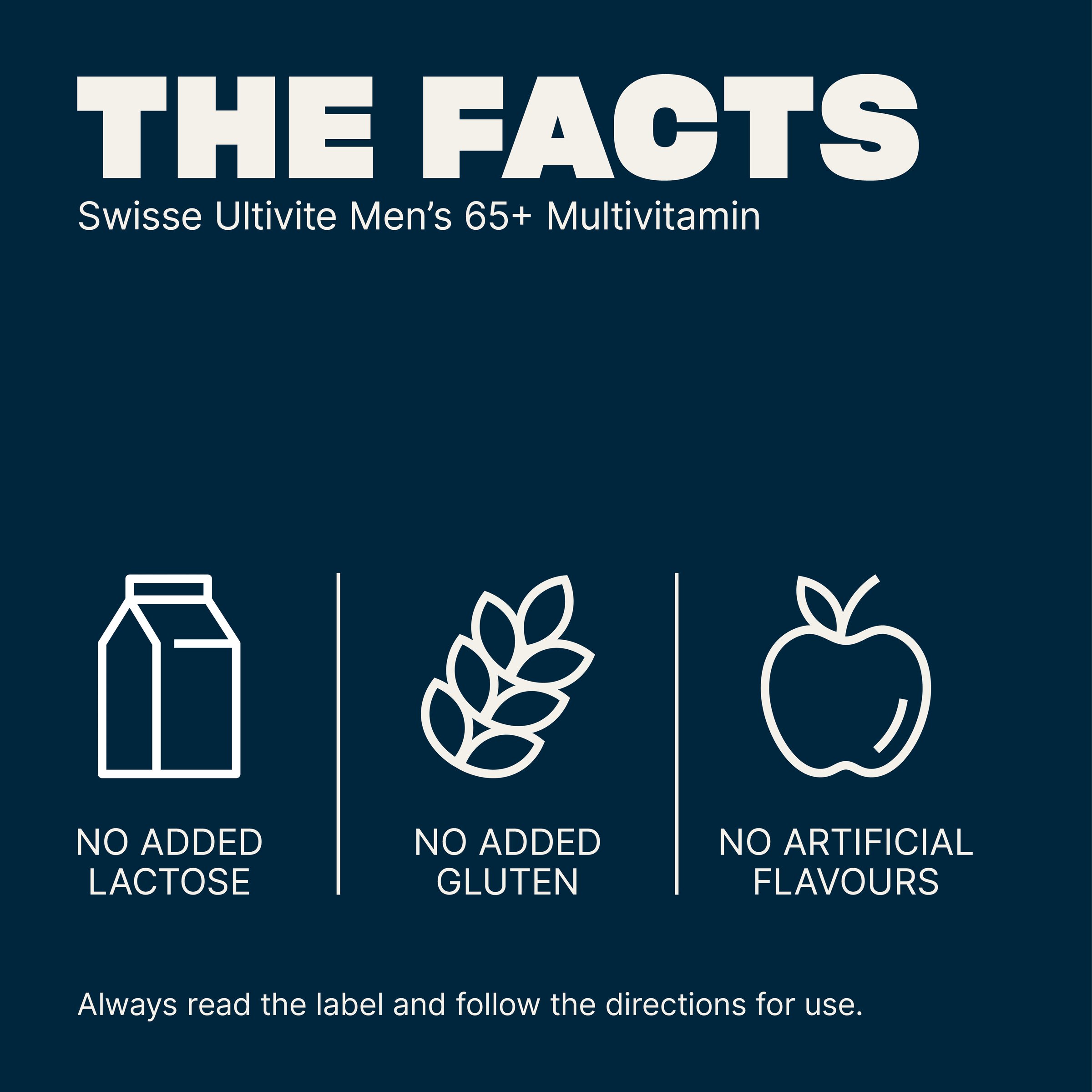 Swisse Ultivite Men's 65 + Multivitamin 60 tablets - Image 5