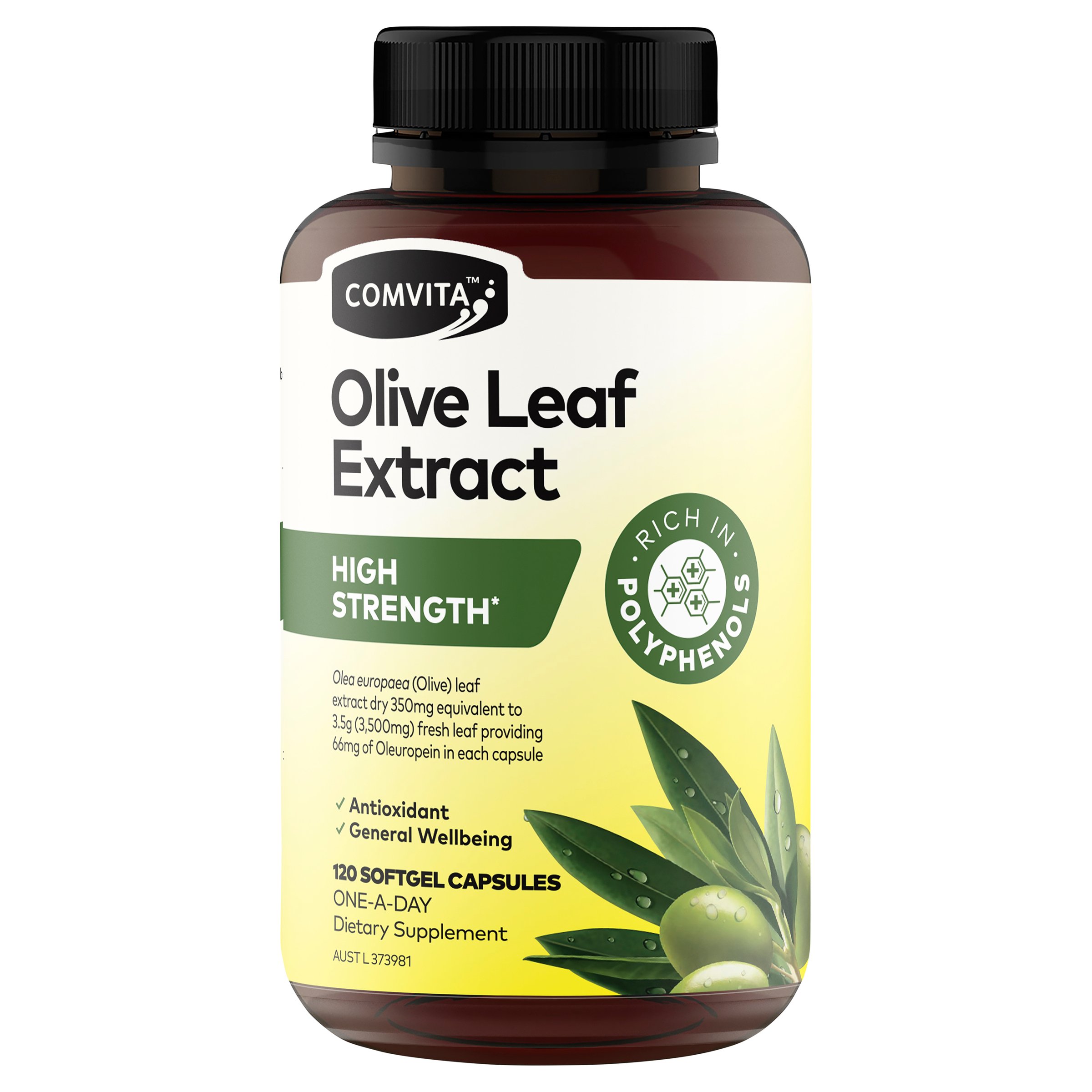 Comvita Olive Leaf Extract High Strength 120 capsules - Image 1
