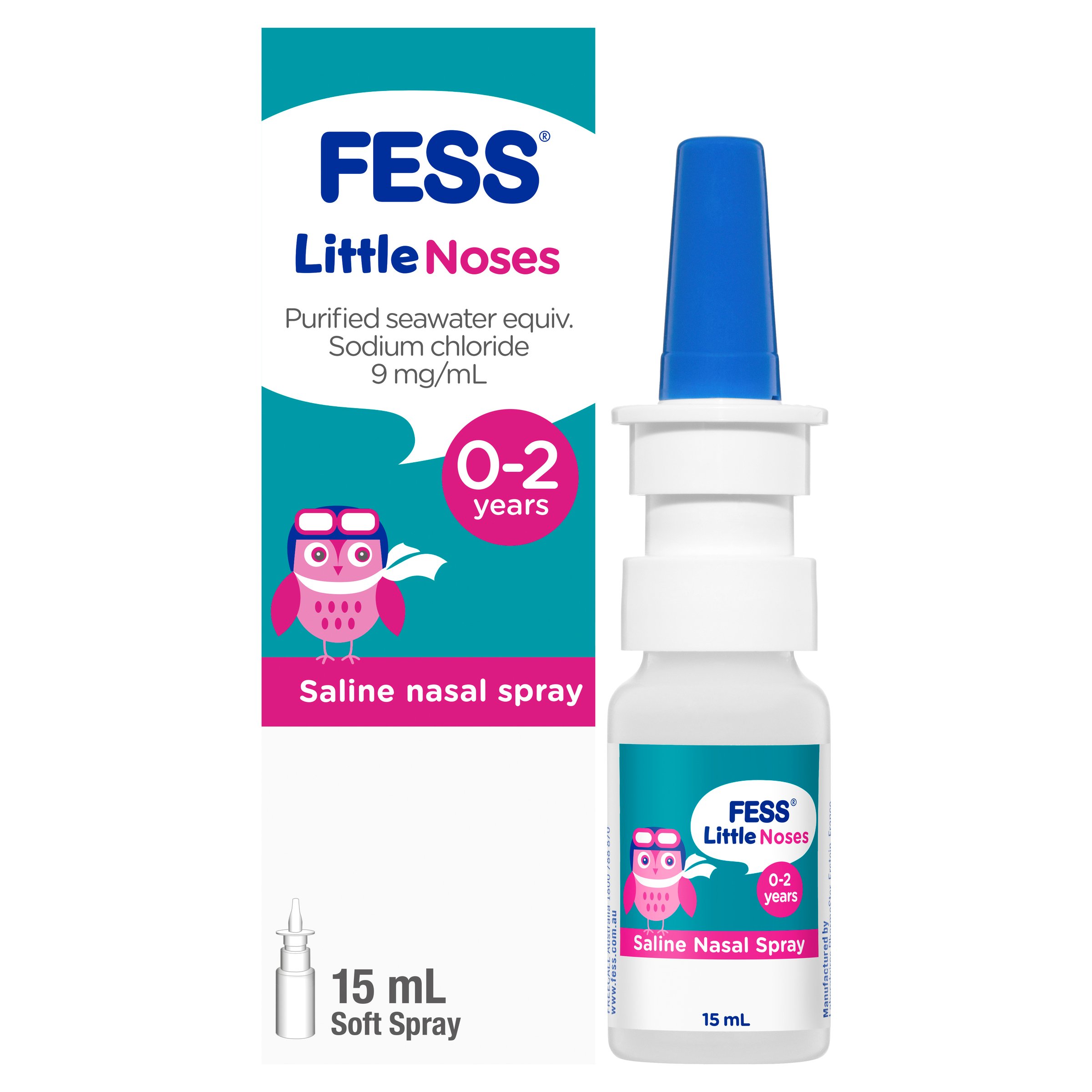 Fess Little Noses Saline Nasal Spray 15ml - Image 8