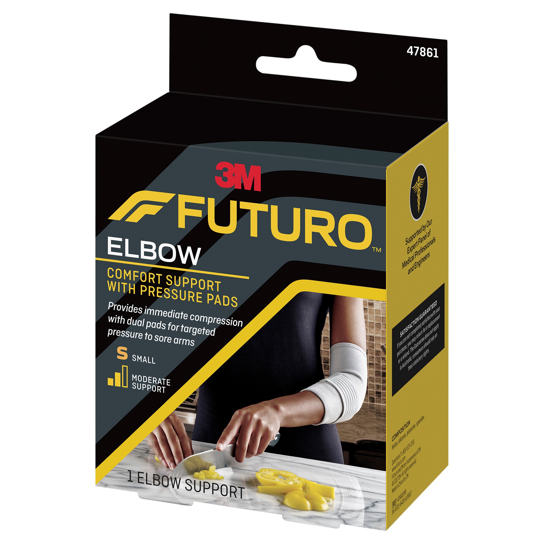 Futuro Comfort Elbow Support With Pressure Pads Small 1 each - Image 1
