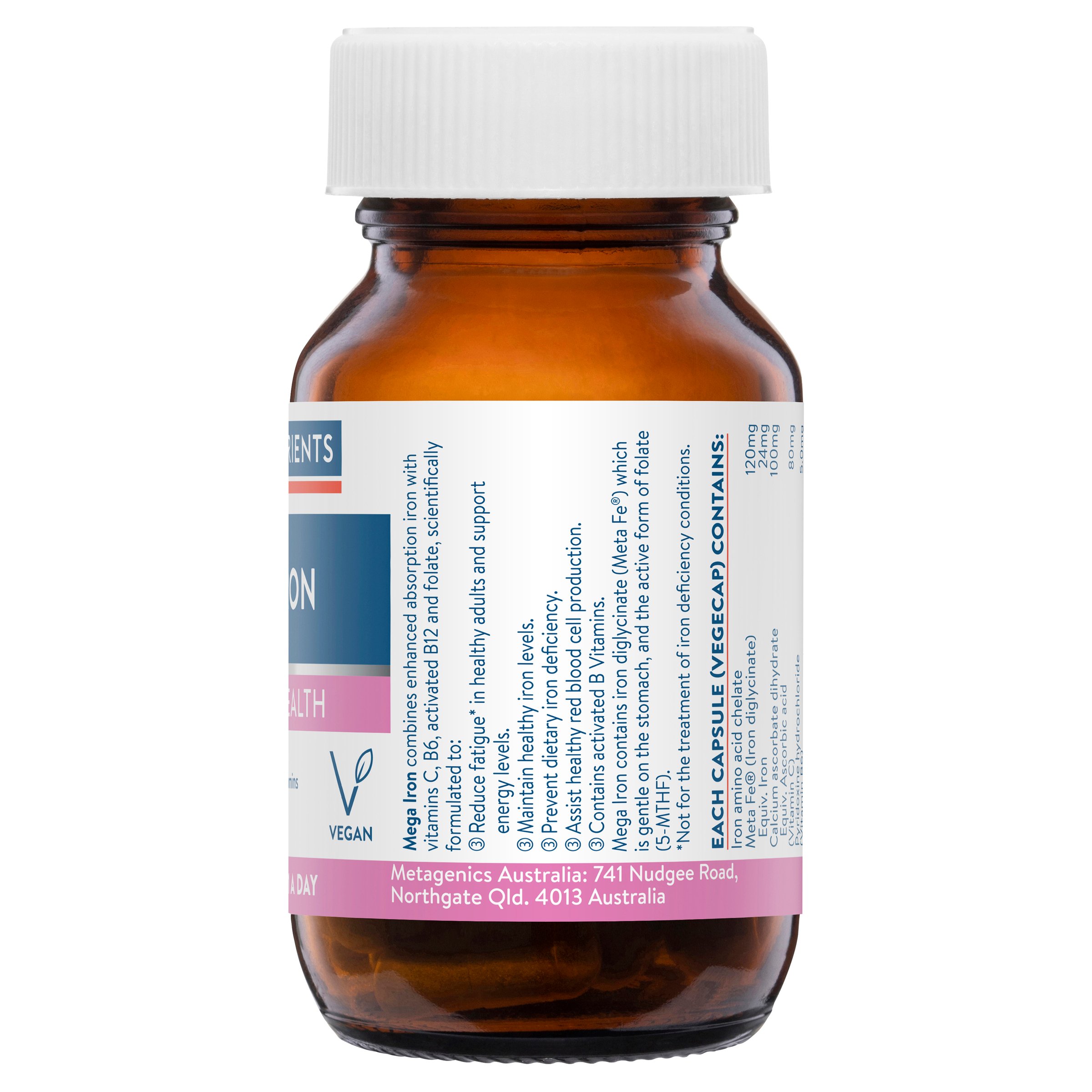 Ethical Nutrients Mega Iron 30 capsules - Image 3
