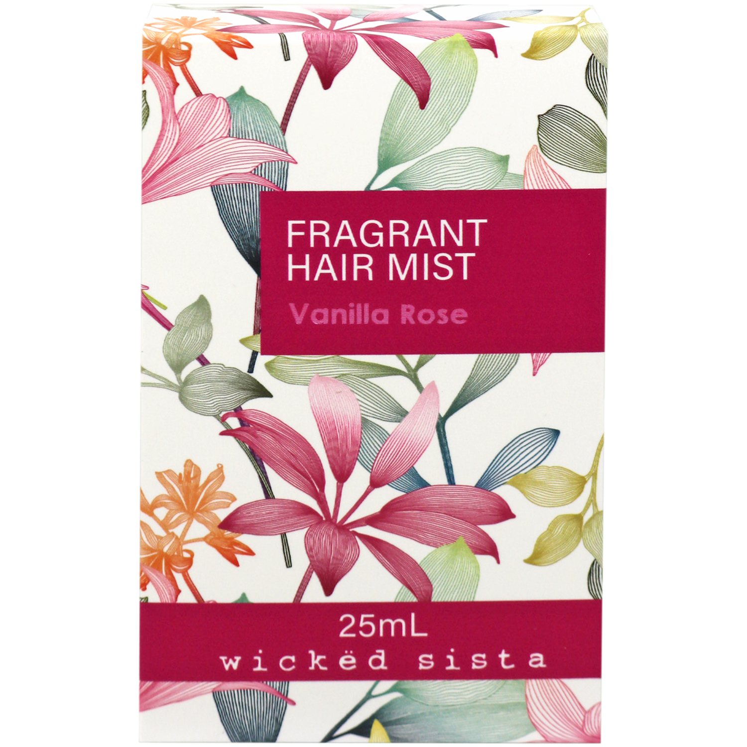 Wicked Sista Fragrant Hair Mist Vanilla Rose 25ml - Image 2