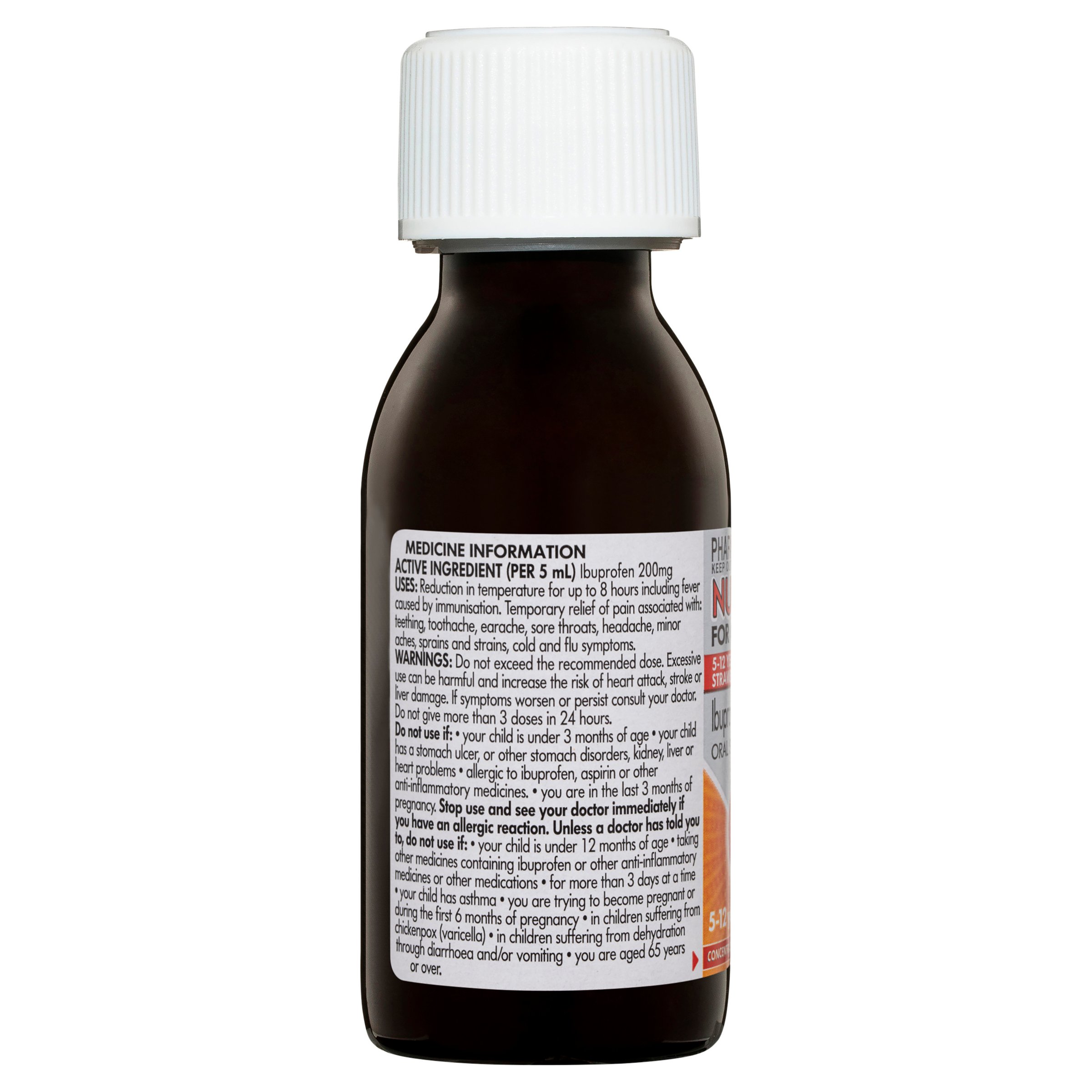 Nurofen For Children 5-12 Years Strawberry 100ml - Image 7