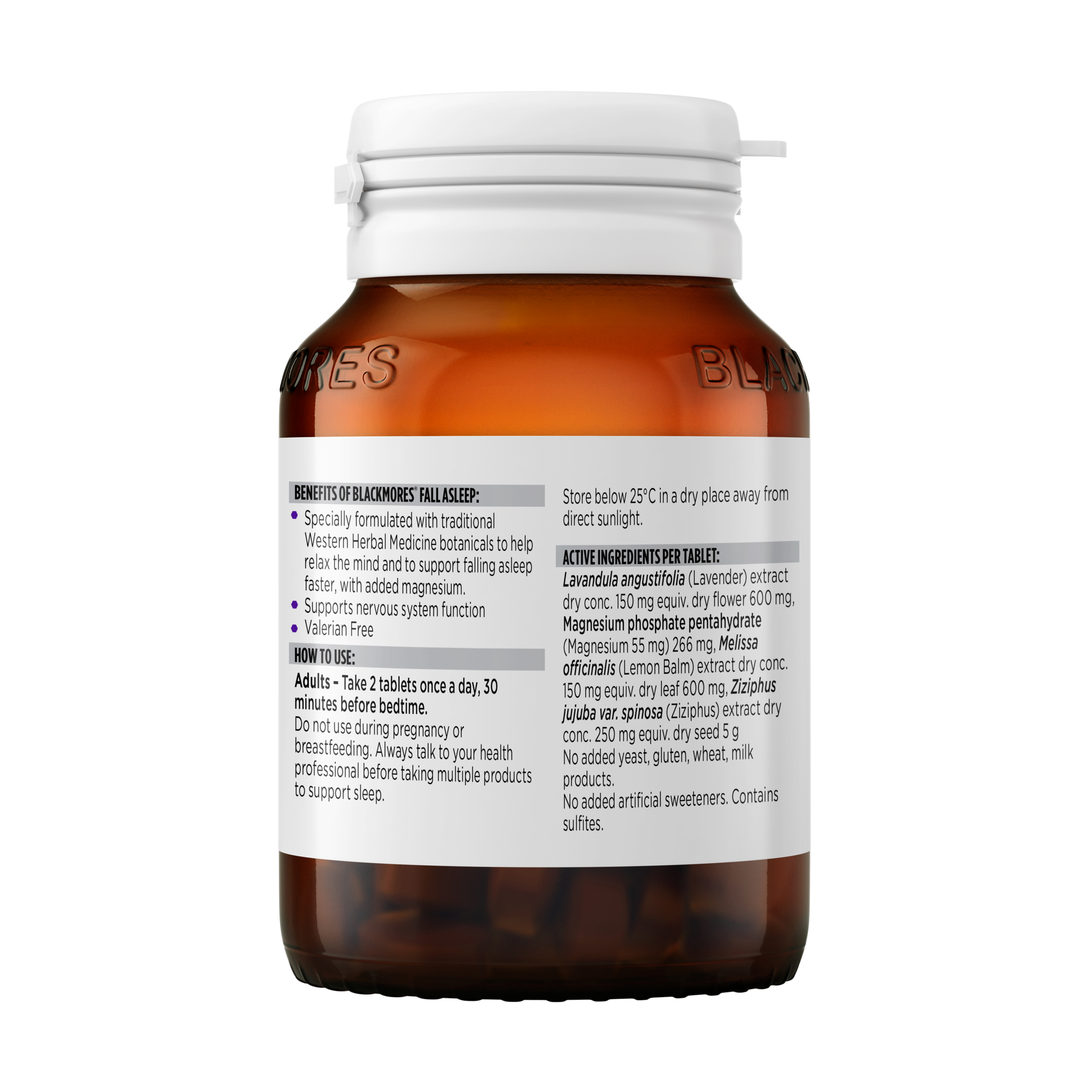 Blackmores Fall Asleep 60 tablets - Image 2