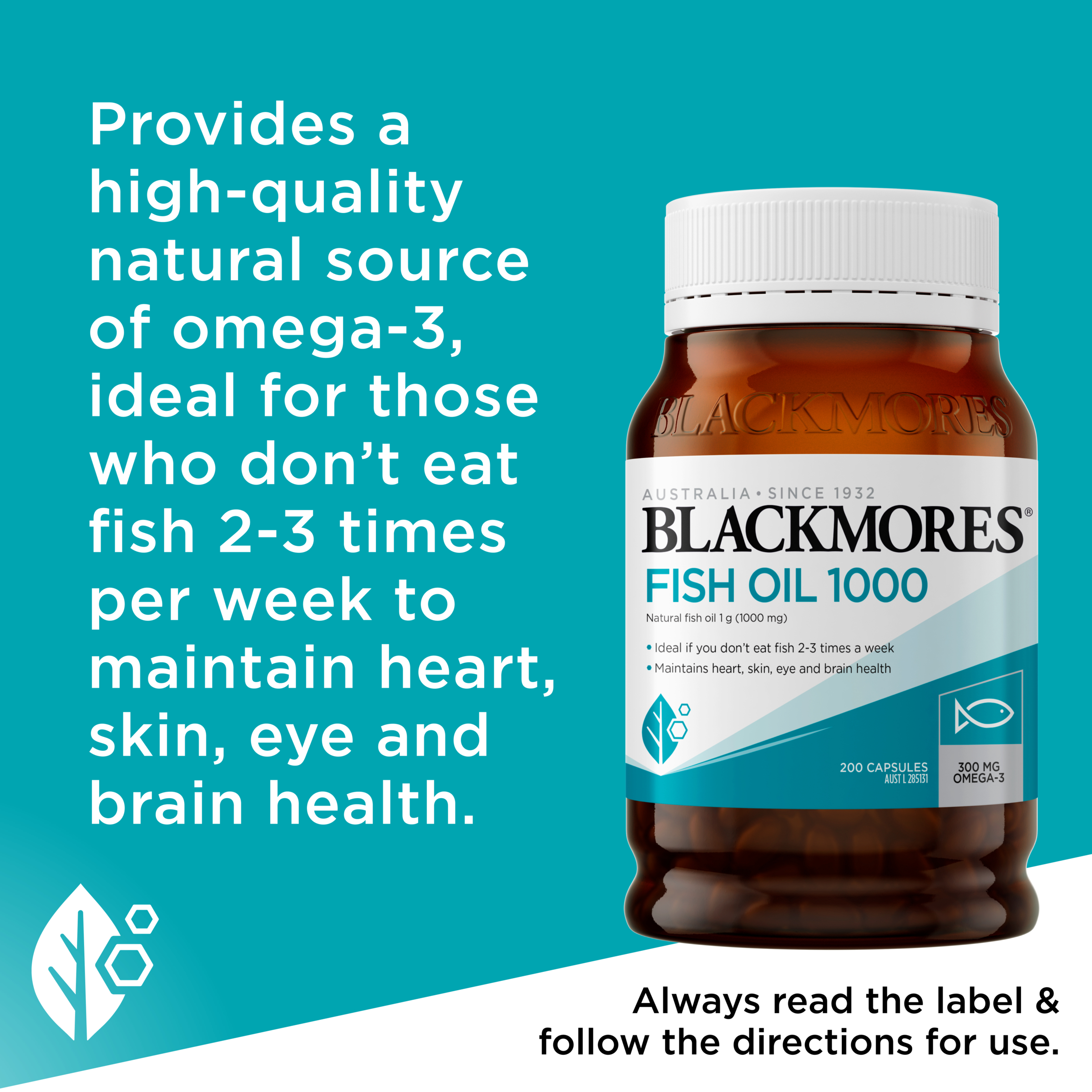 Blackmores Fish Oil 1000 - 200 capsules - Image 7