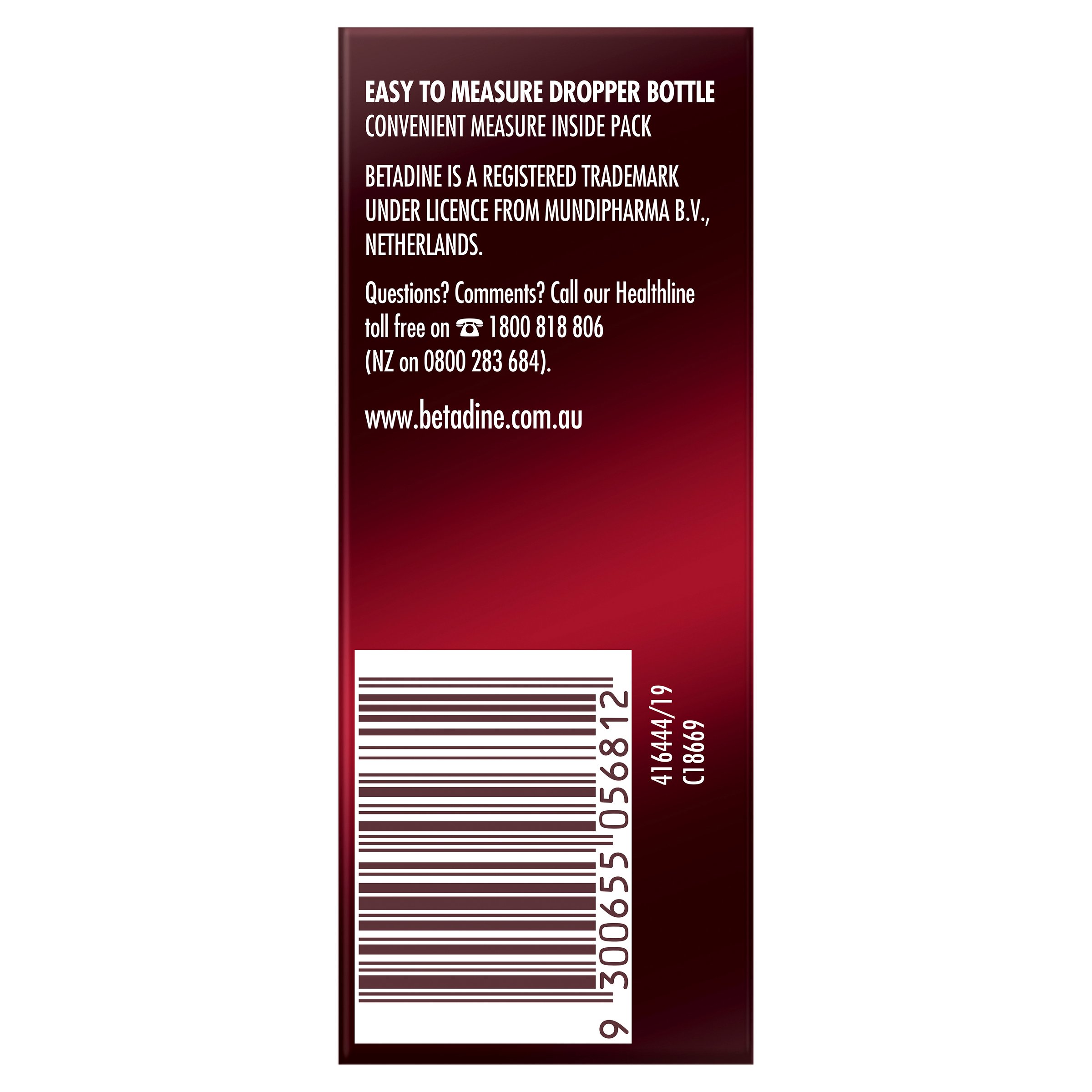 Betadine Sore Throat Gargle Concentrate 15ml - Image 3