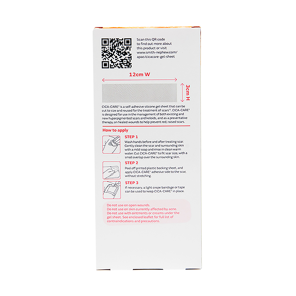 Cica Care Gel Sheet 3cmX12cm - 1 each - Image 2