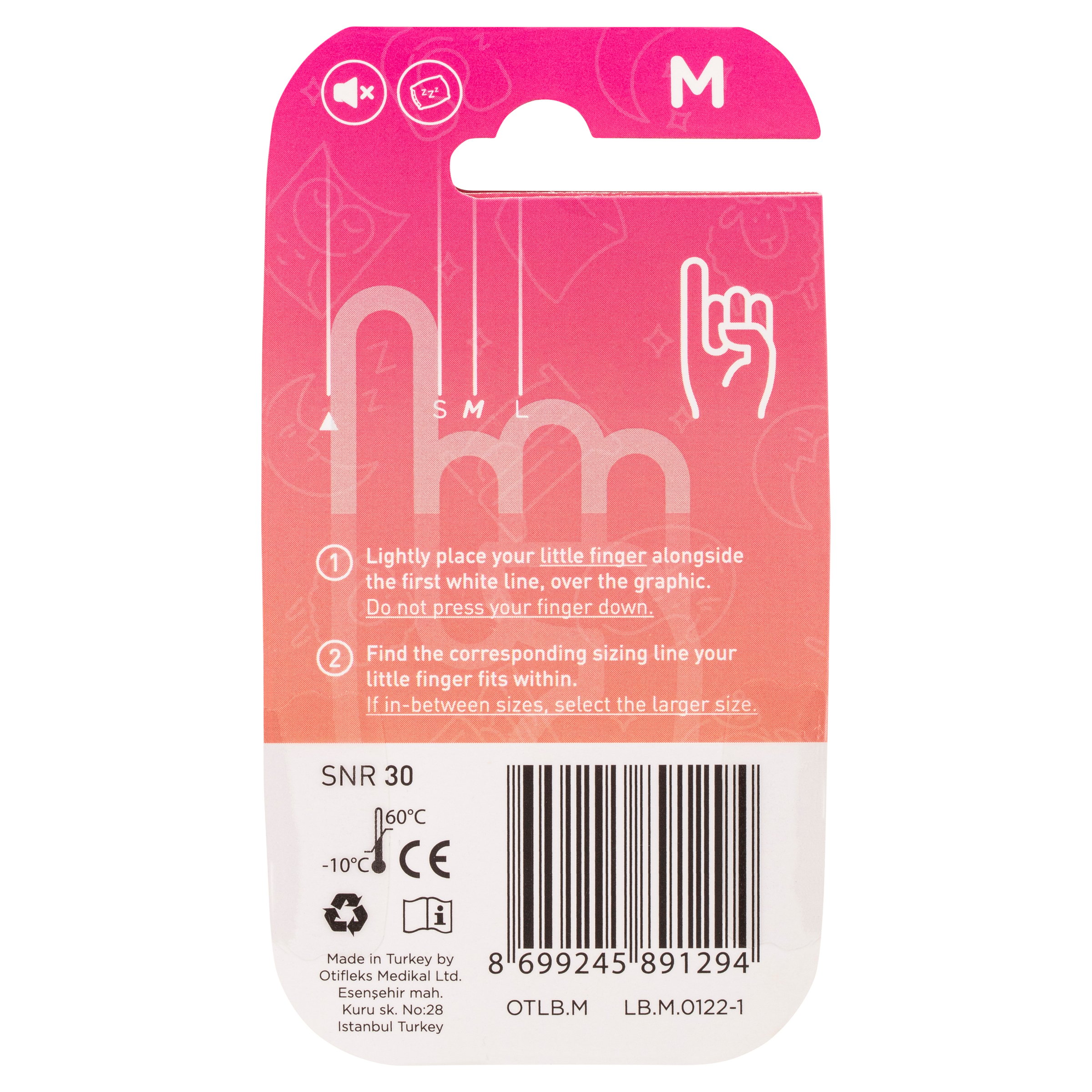 Otifleks Ladybuds Womens Earplugs Medium 1 pair - Image 2