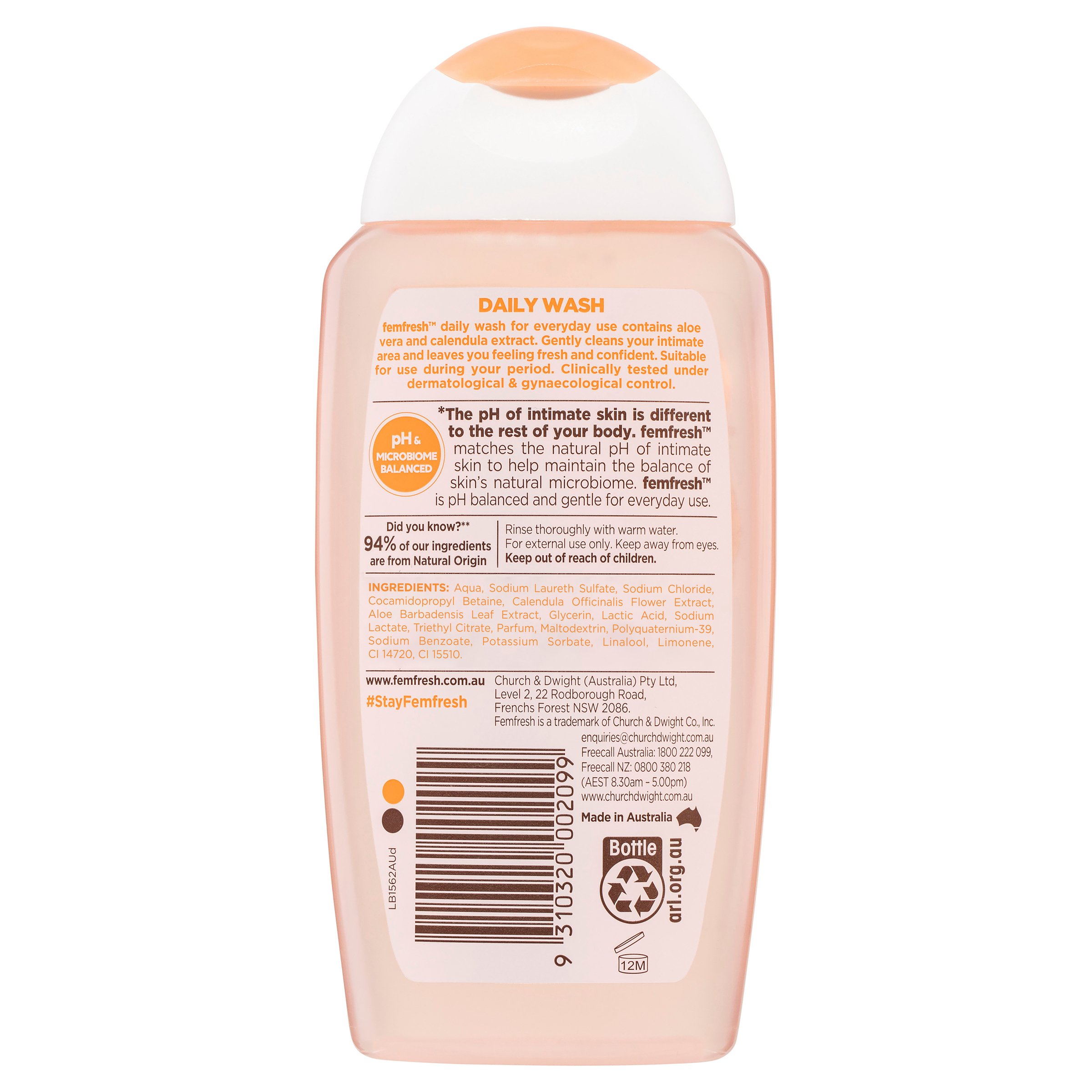 Femfresh Intimate Hygiene Daily Wash 250ml - Image 2