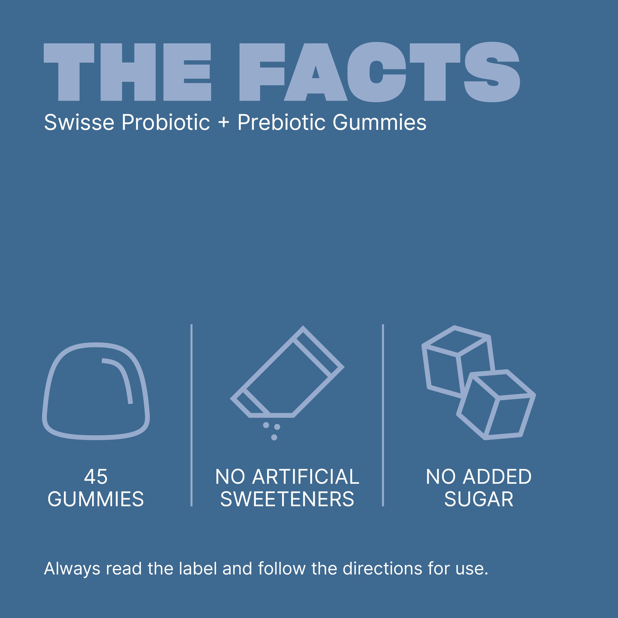 Swisse Adult Probiotic & Prebiotic Gummies 45 pastilles - Image 6