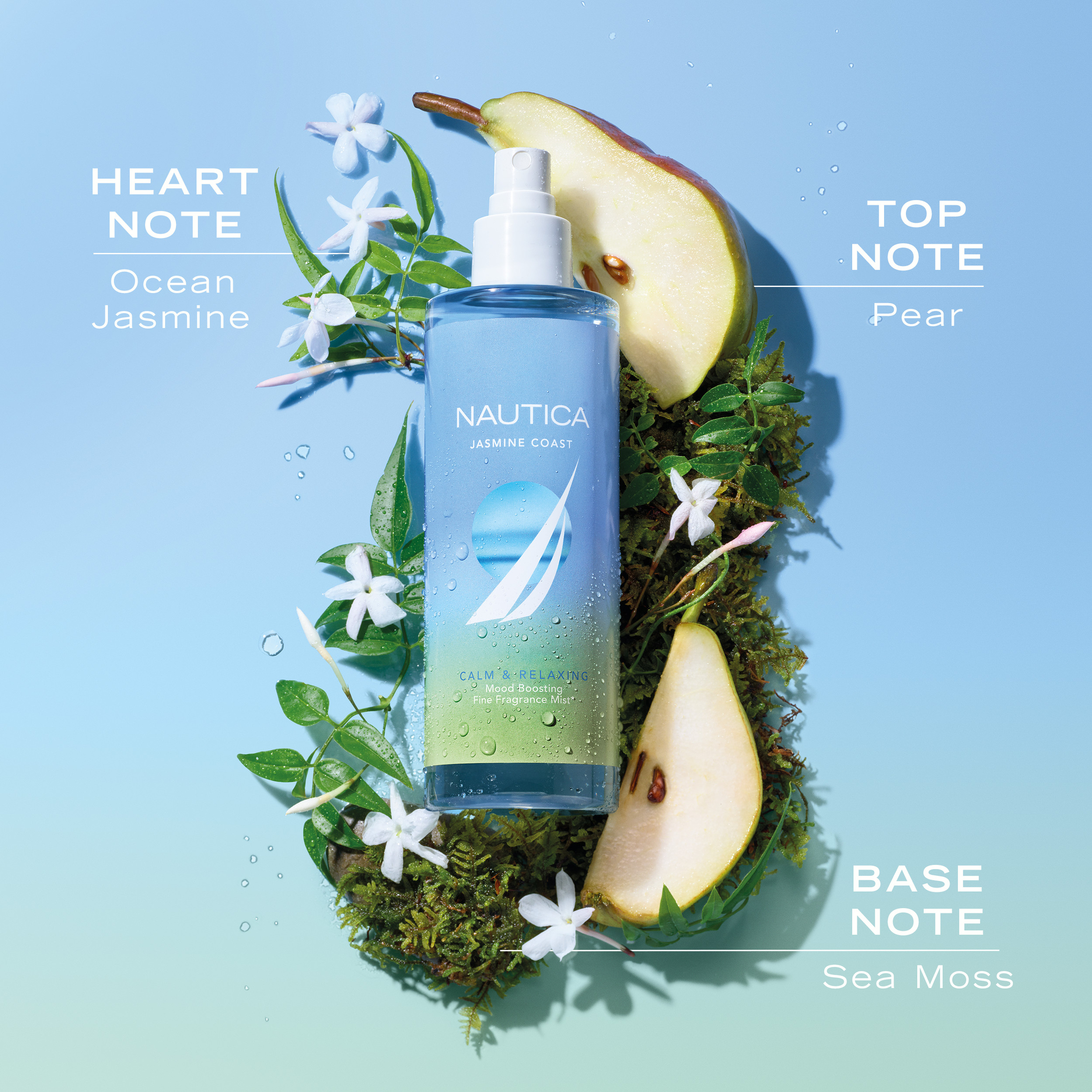 Nautica Jasmine Coast Fine Fragrance Mist 250ml - Image 3