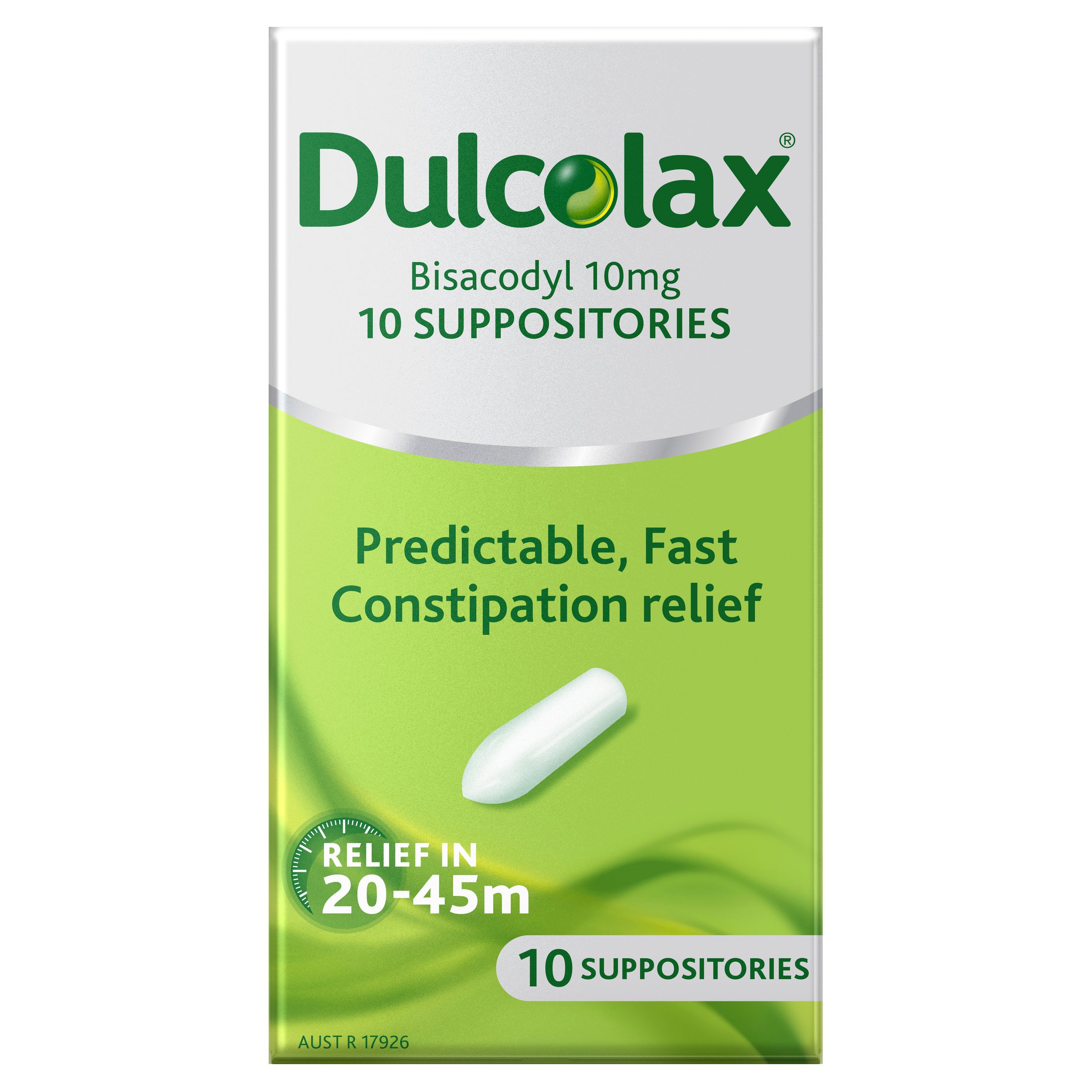 Dulcolax Adult 10mg - 10 suppositories - Image 1