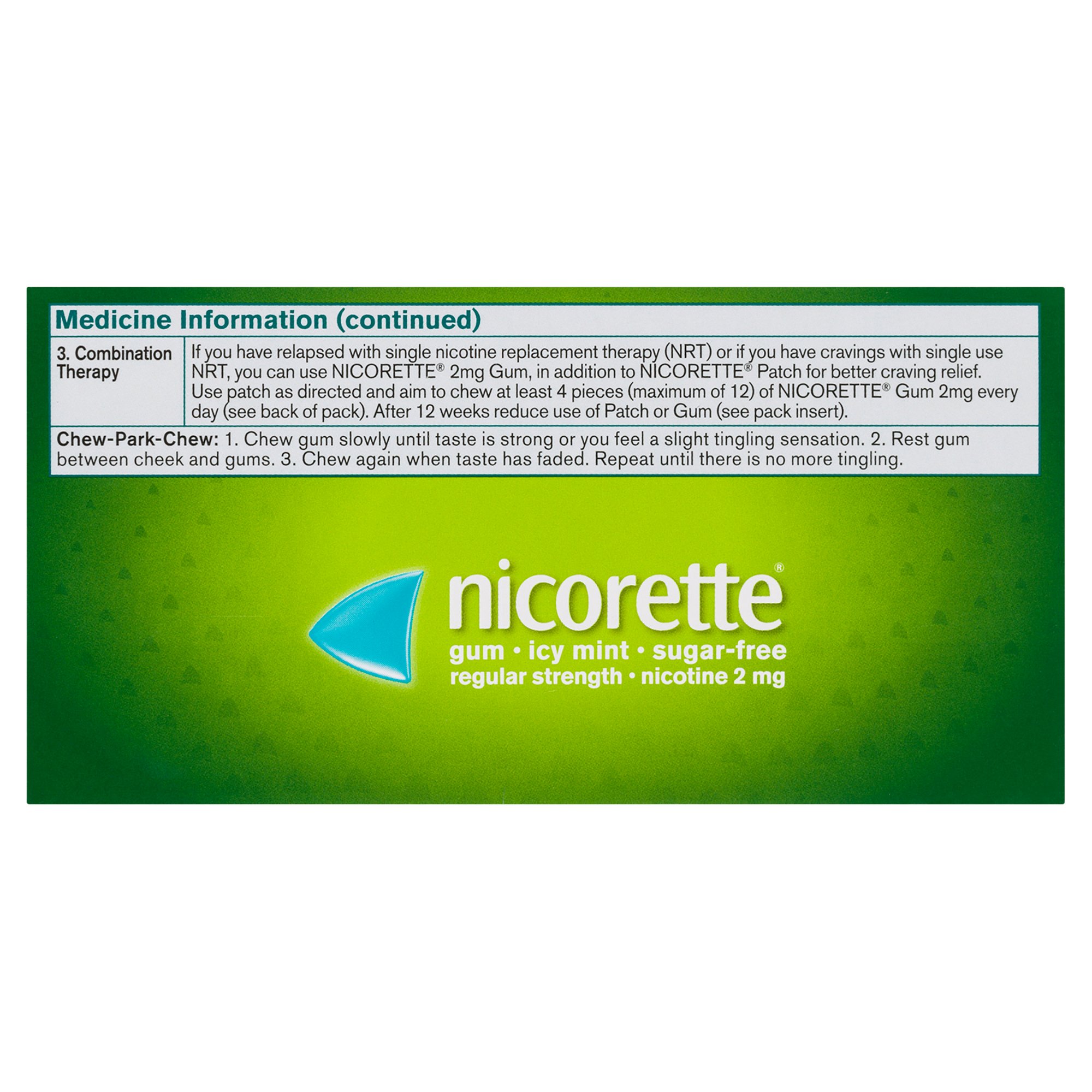 Nicorette Gum Icy Mint 2mg 75 pieces - Image 3