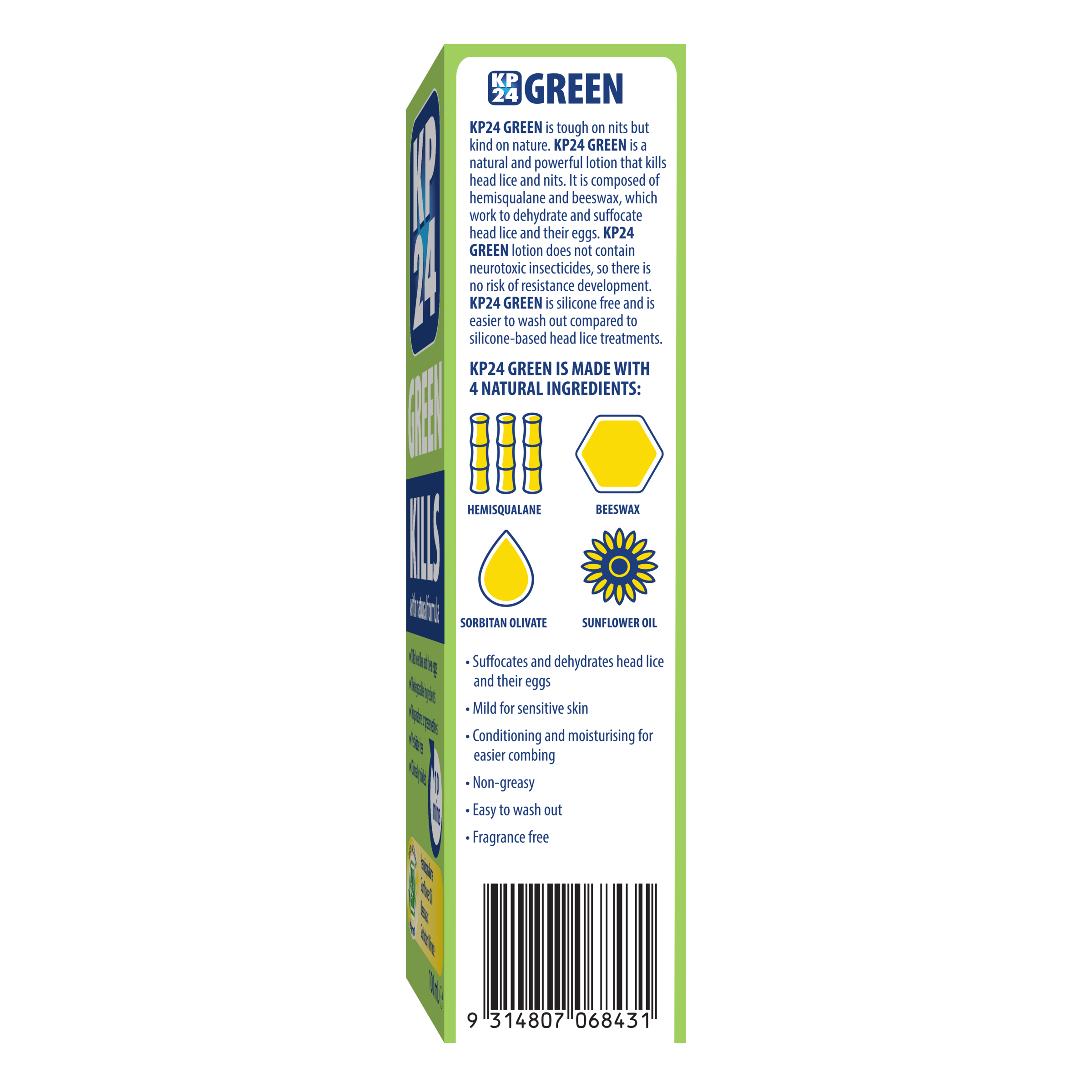 KP24 Green + Comb 100ml - Image 3